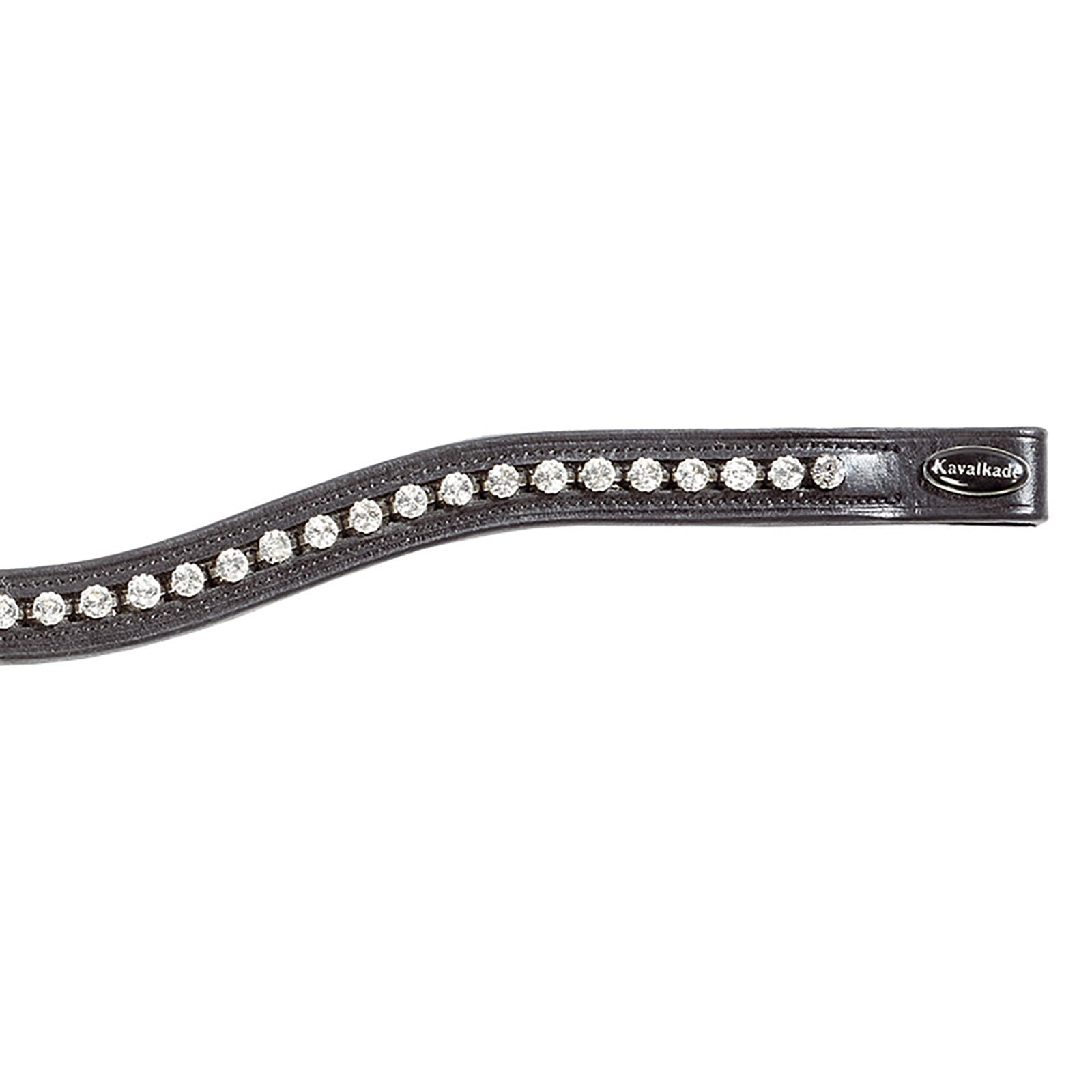 Kavalkade Browband Gloss White w/ big white rhinesstones Bridles & Reins