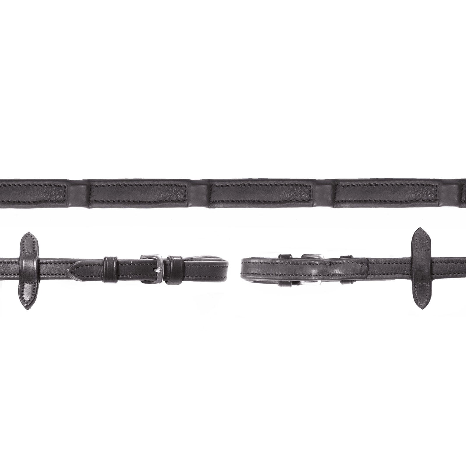 Schockemöhle Sports Durasoft Teugels, Leren teugels, nylon inleg Hoofdstellen & Teugels