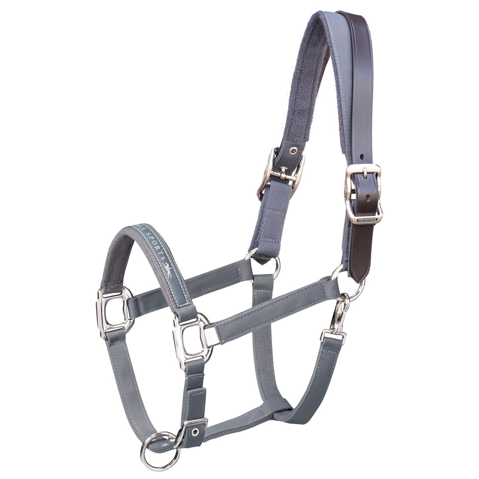 Schockemöhle Sports Memphis Breakaway, Nylon Halter + Leather strap Halters & Leads