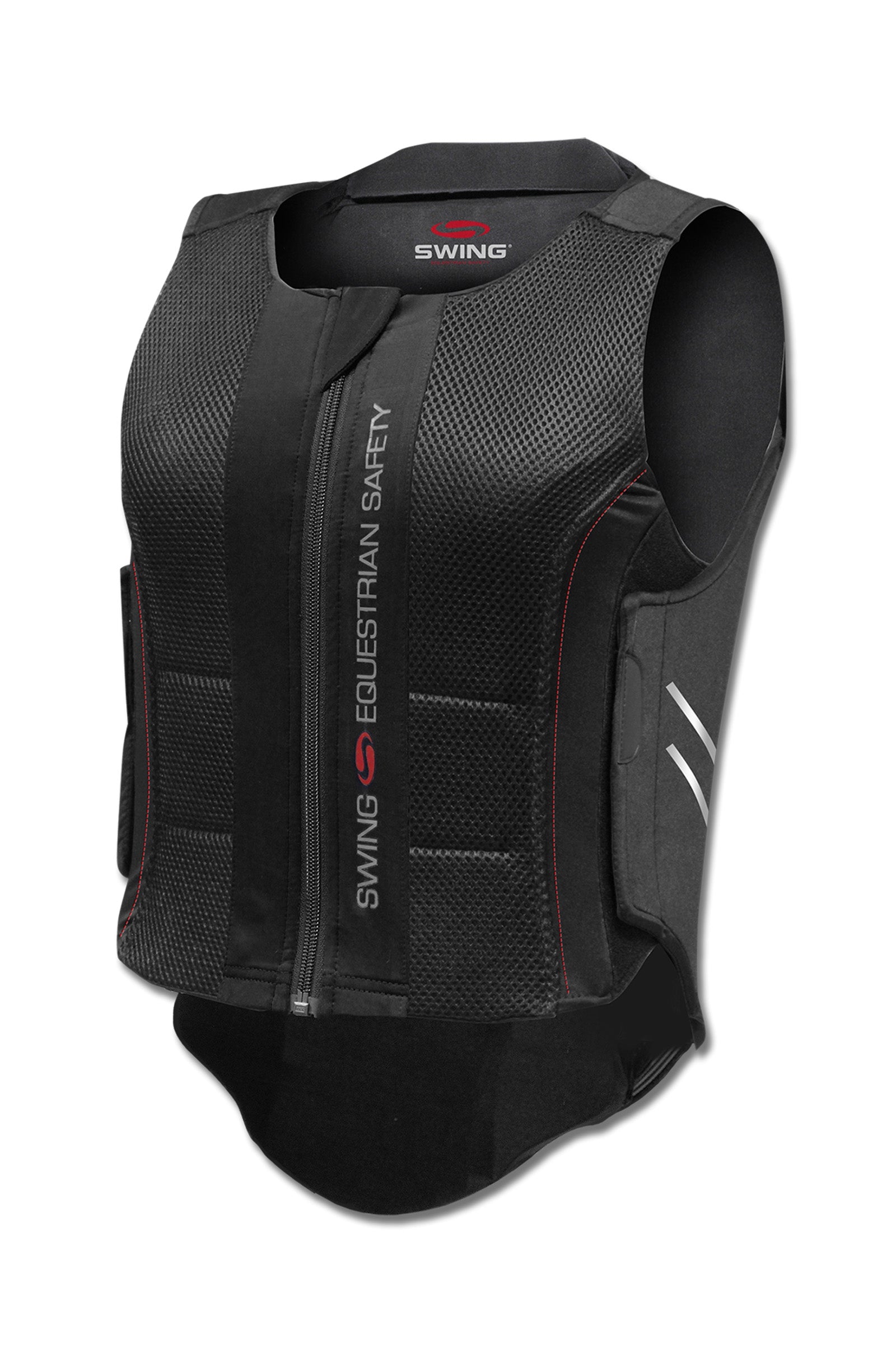 SWING P07 Flexibele rugbeschermer, volwassenen Paardrijcaps & Bodyprotectors
