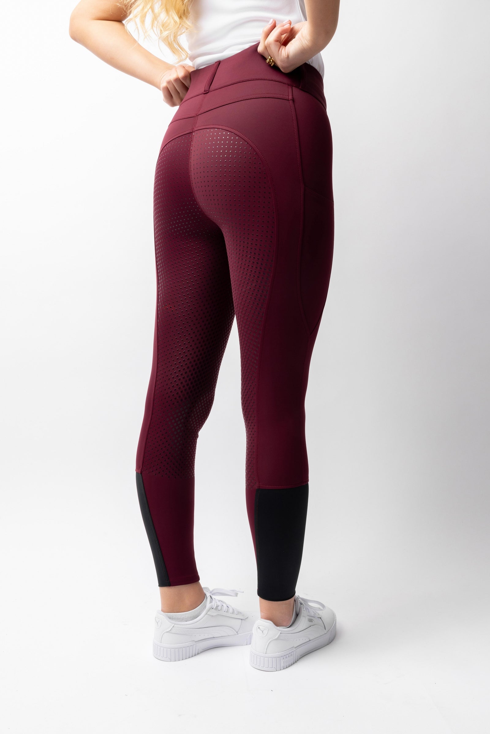 Horze Evelyn rijbroek voor dames met full grip UPF 50+ Womens Breeches
