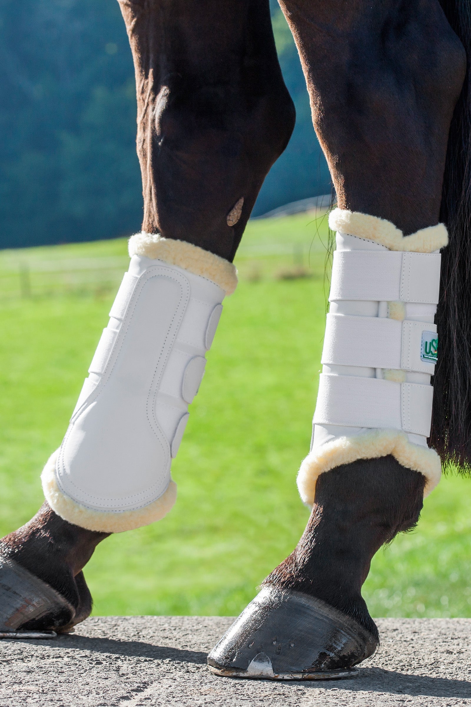 USG Breathopren Brushing Boots with Faux Fur Leg & Hoof Protection