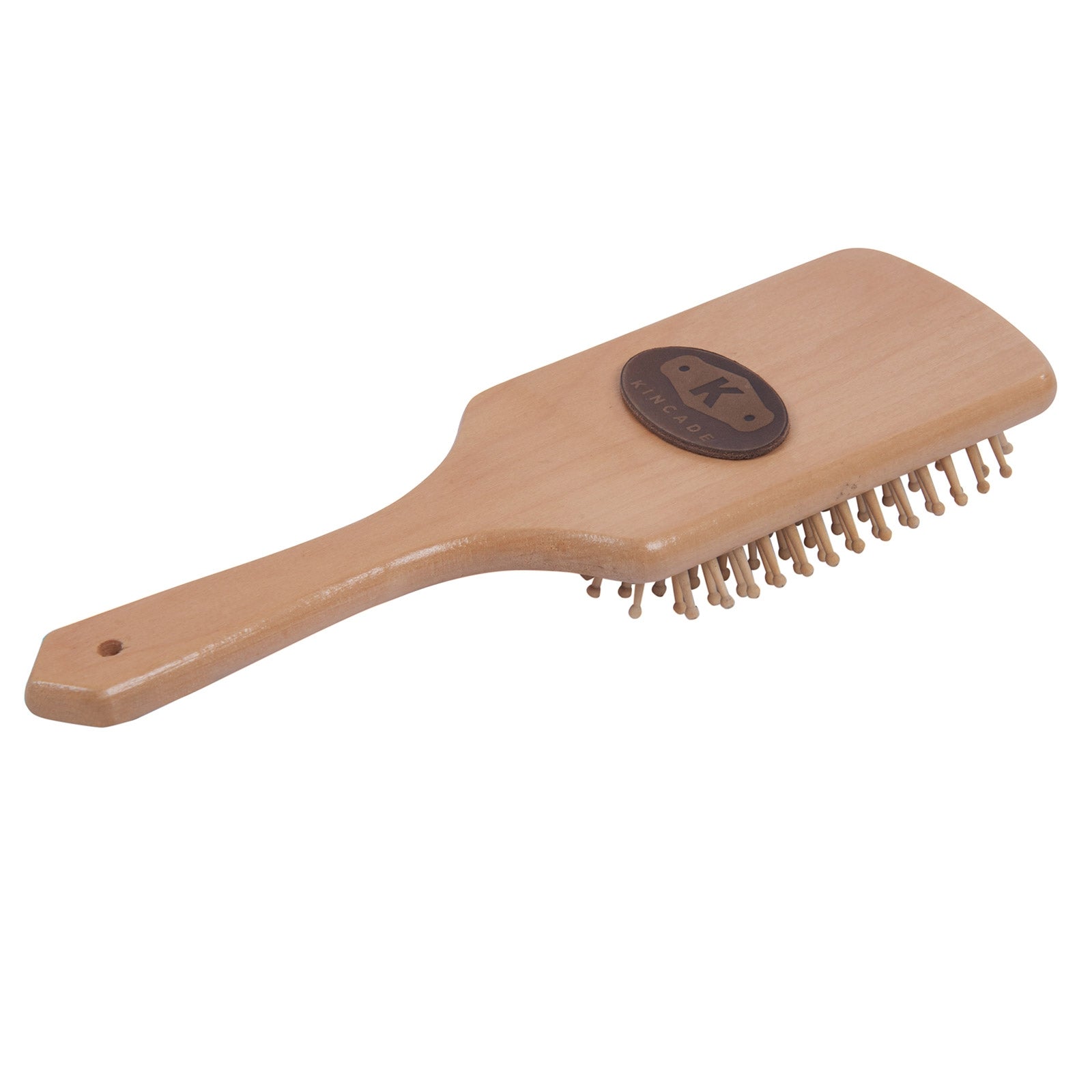 Kincade Wooden Manen- en Staartborstel Poetsspullen