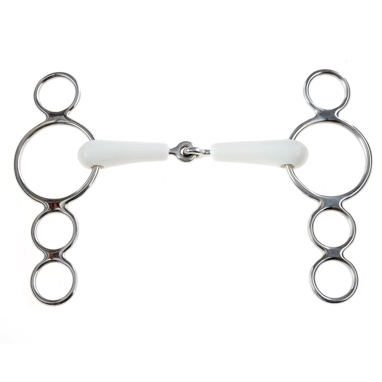 Korsteel Flexi Gebroken 3-ring Pessoa Bit Bitten