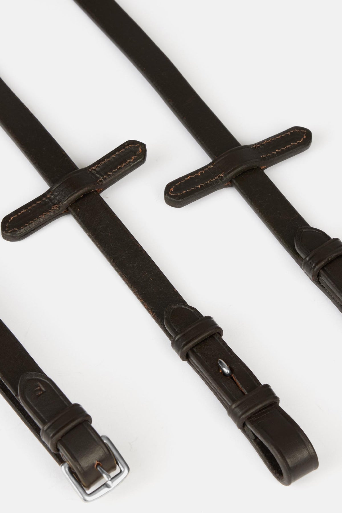 Horze Rubber Thumb Shaped Grip Reins Bridles & Reins
