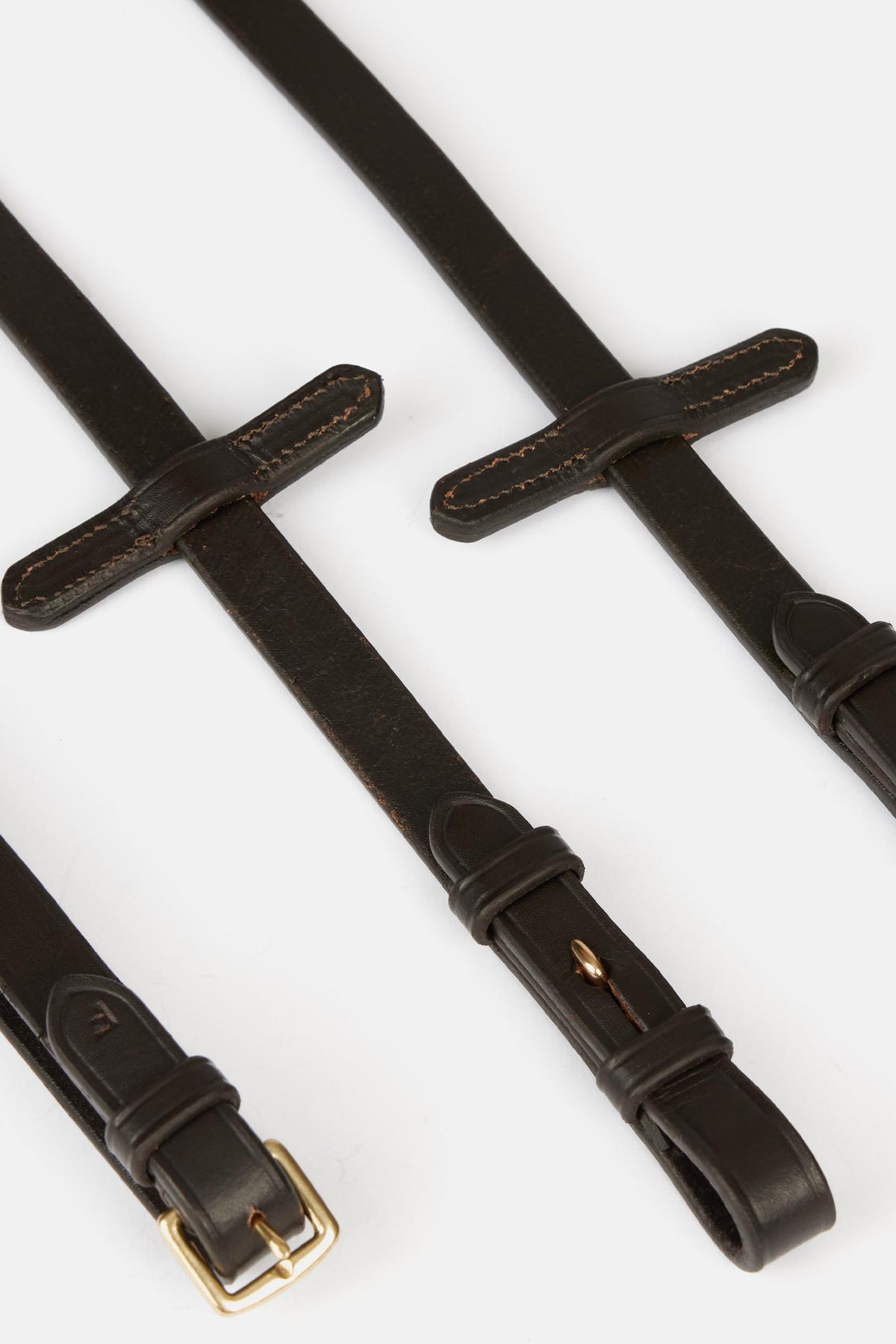 Horze Rubber Thumb Shaped Grip Reins Bridles & Reins