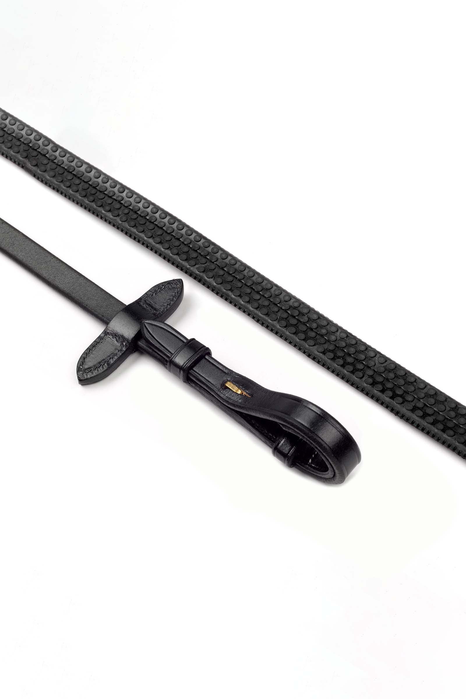 John Whitaker Lynton 16 mm rubberen teugels met noppen grip Hoofdstellen & Teugels