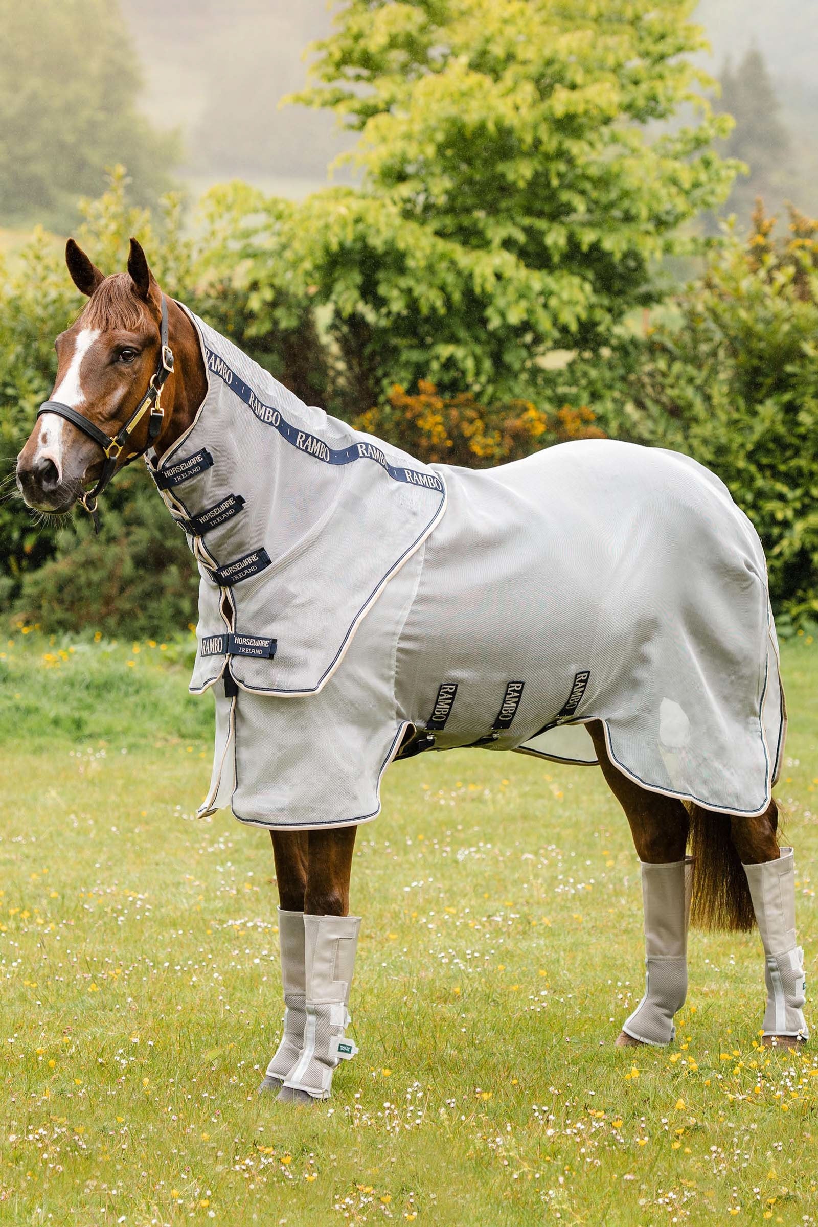 Horseware Rambo Protector vliegendeken met afneembare hals Paardendekens