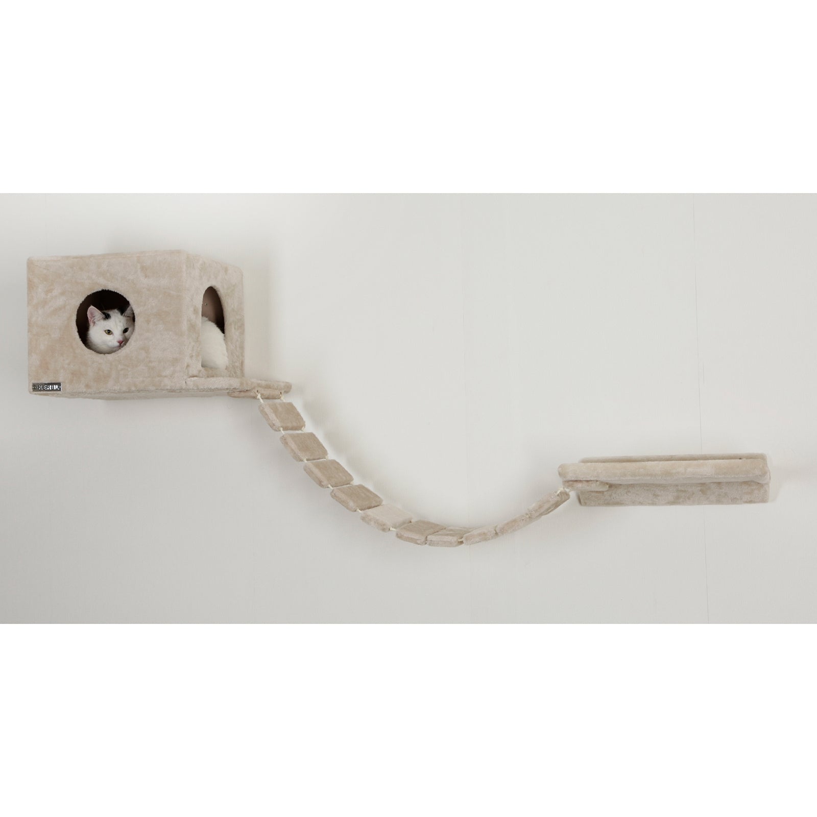 Kerbl Klimwand voor katten Mount Everest, 9-delig, beige Huisdieren