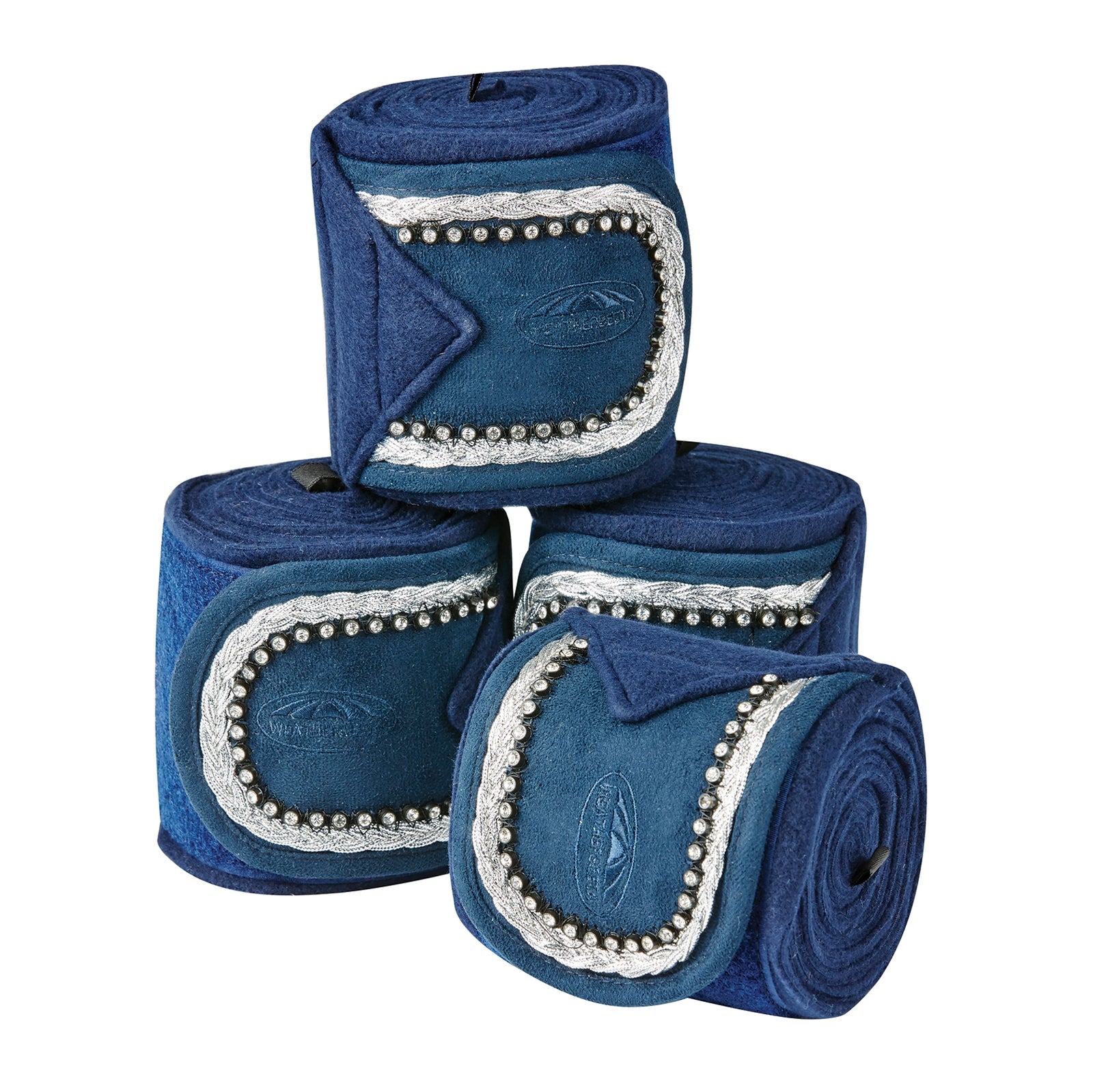 Weatherbeeta Fleece Bling Bandages 3,5 meter (set van 4) Leg & Hoof Protection