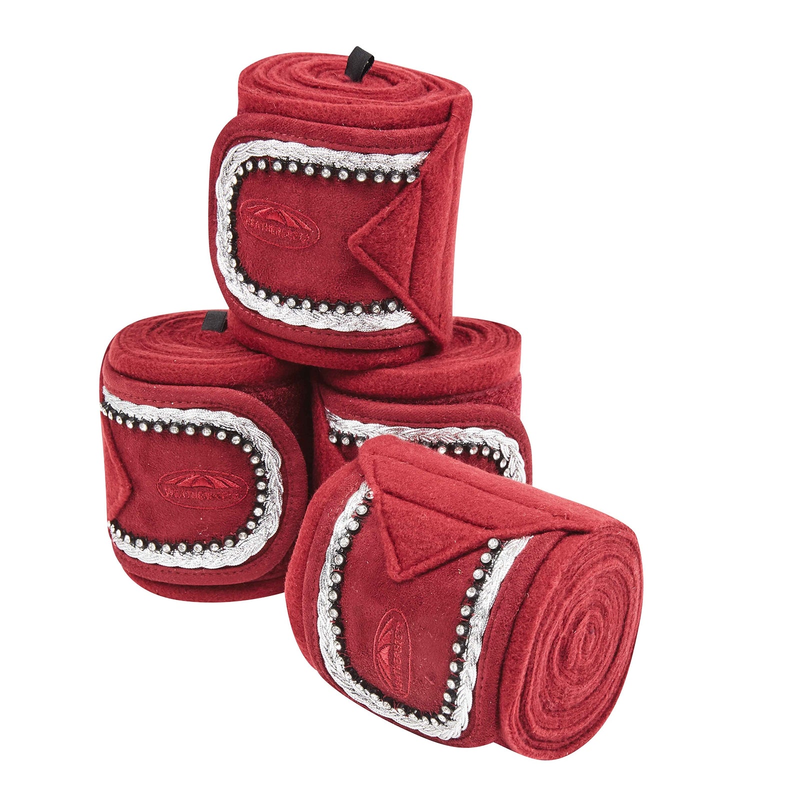 Weatherbeeta Fleece Bling Bandages 3,5 meter (set van 4) Leg & Hoof Protection