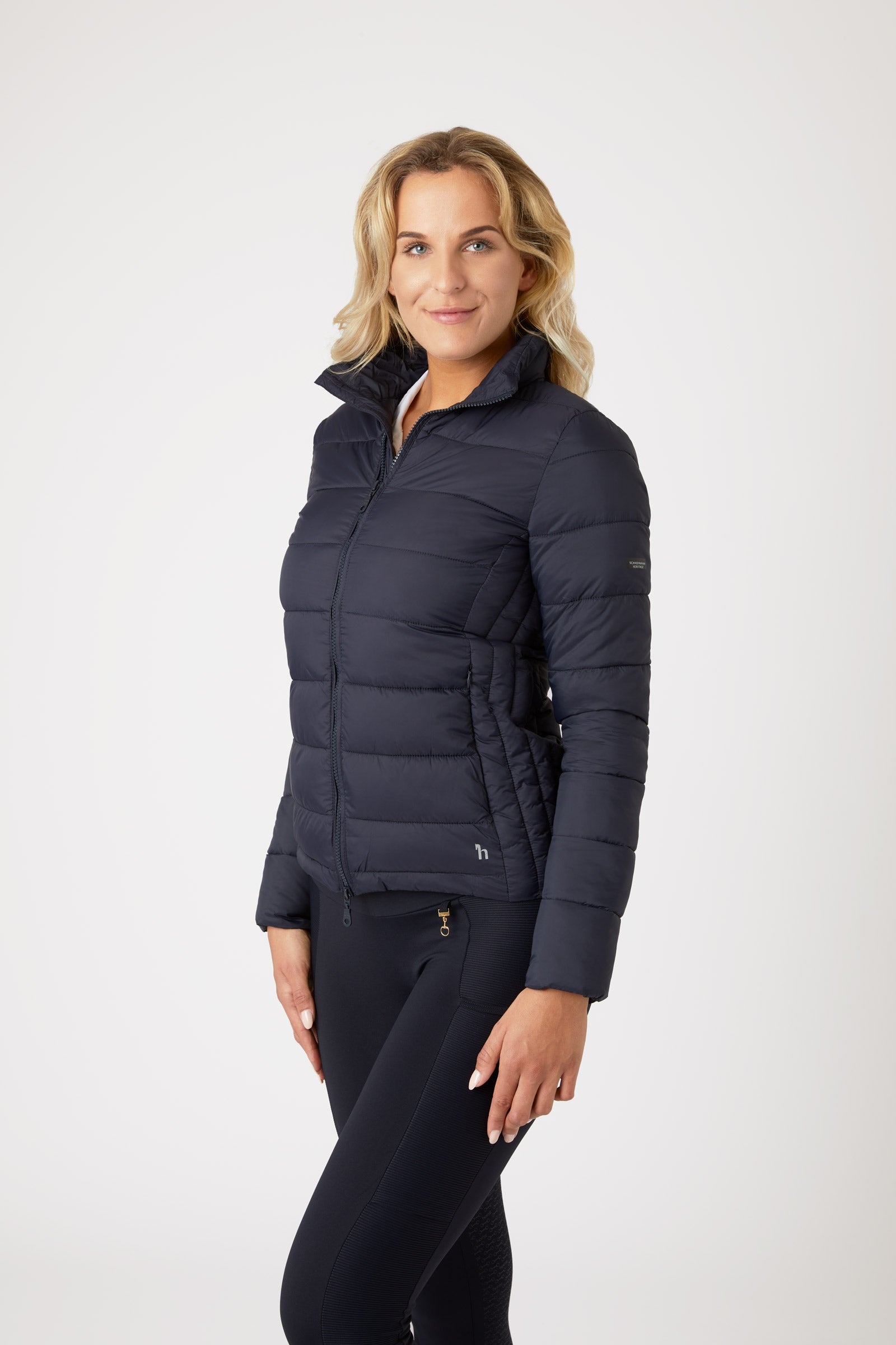 Horze Alicia Lichtgewicht gevoerde jas, dames Dames paardrijkleding