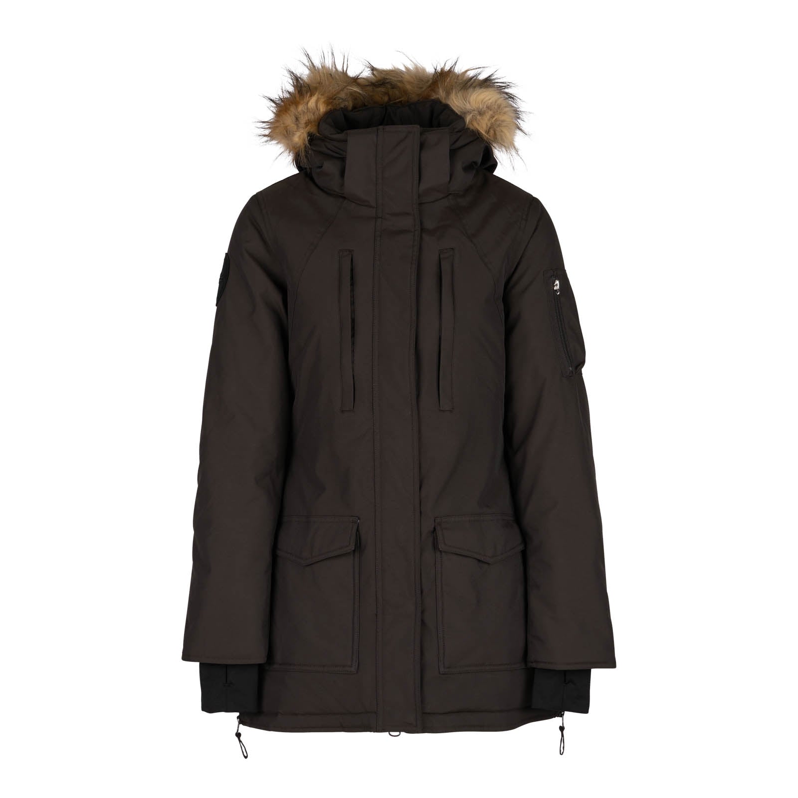 Horze Brooke Lang Parka Jack, dames Dames paardrijkleding