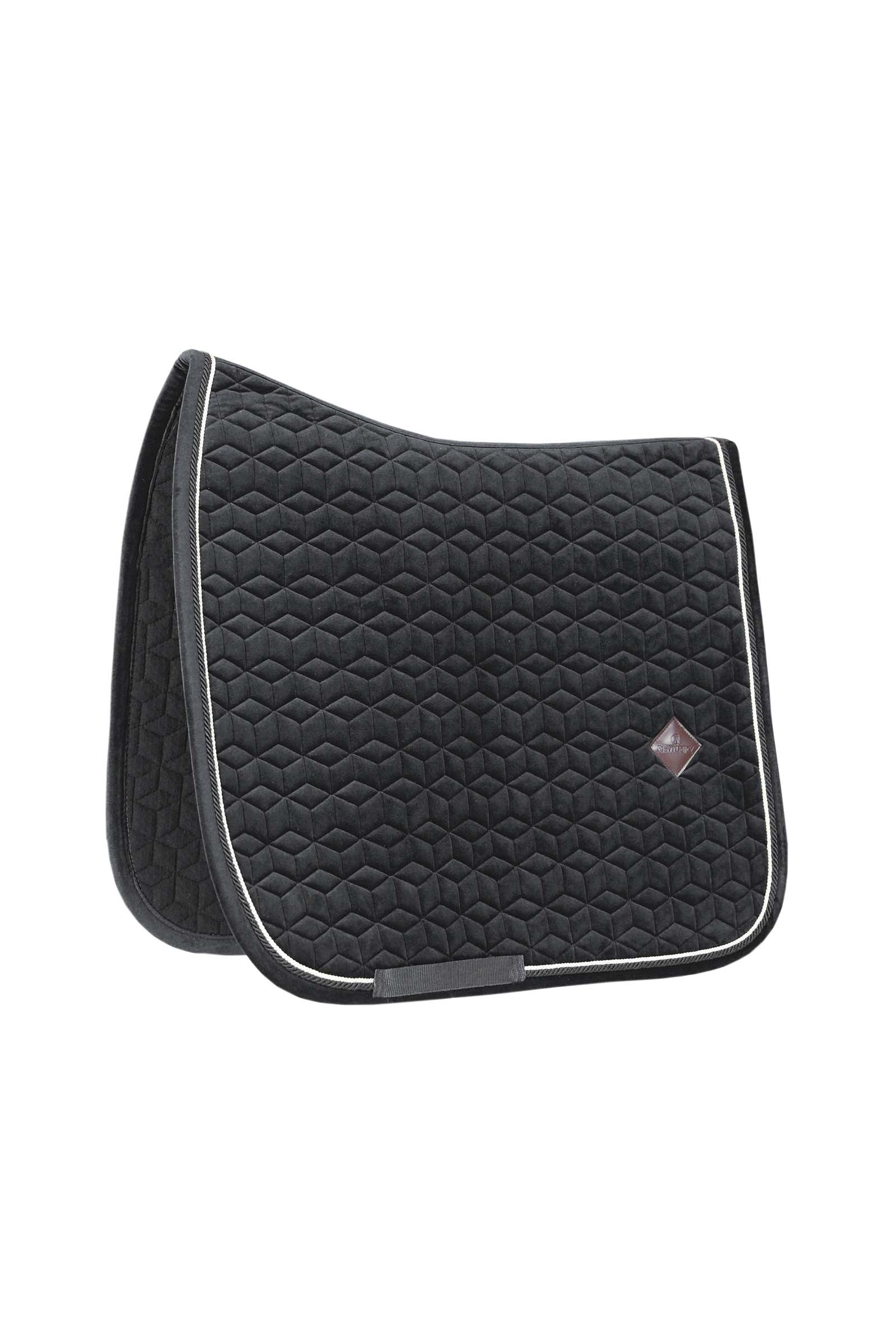Kentucky Horsewear Basic Velvet dressuur zadeldoek Zadeldekjes
