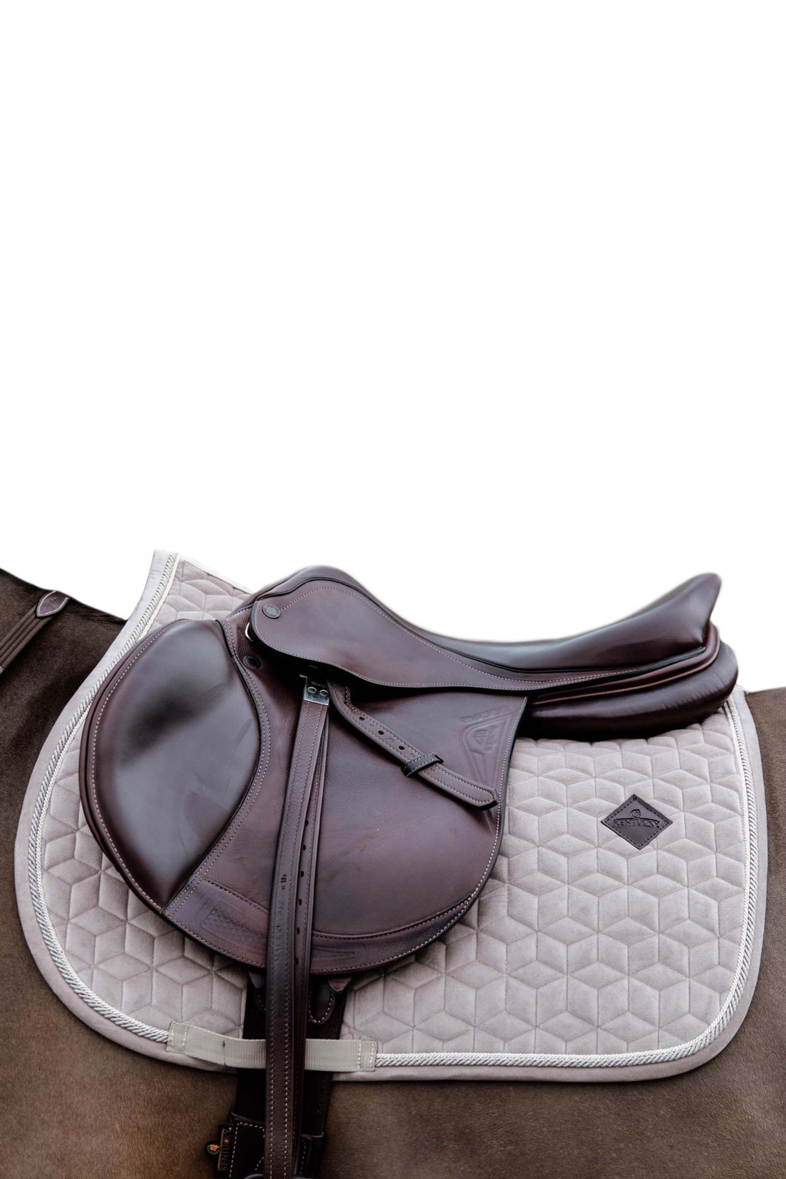 Kentucky Horsewear Velvet Basic Jumping Saddle Pad Saddle Pads