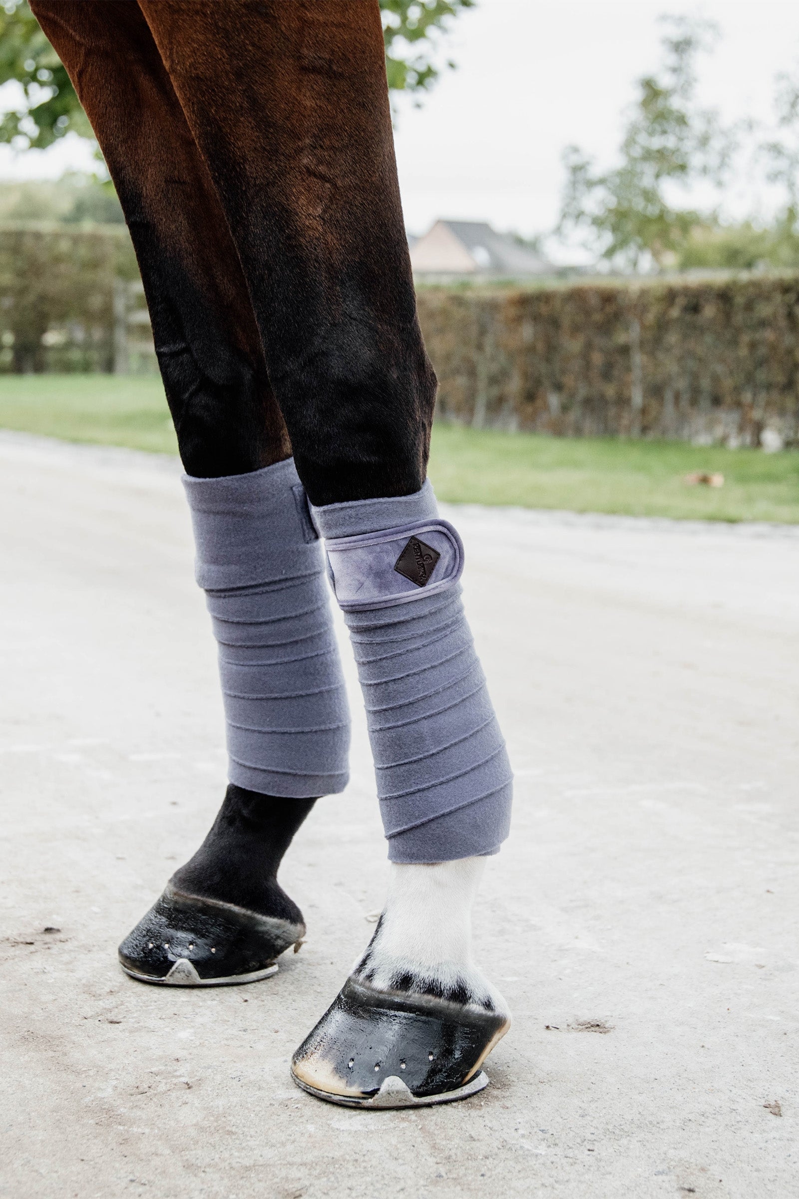 Kentucky Horsewear Velvet Polar Fleece Bandages Leg & Hoof Protection