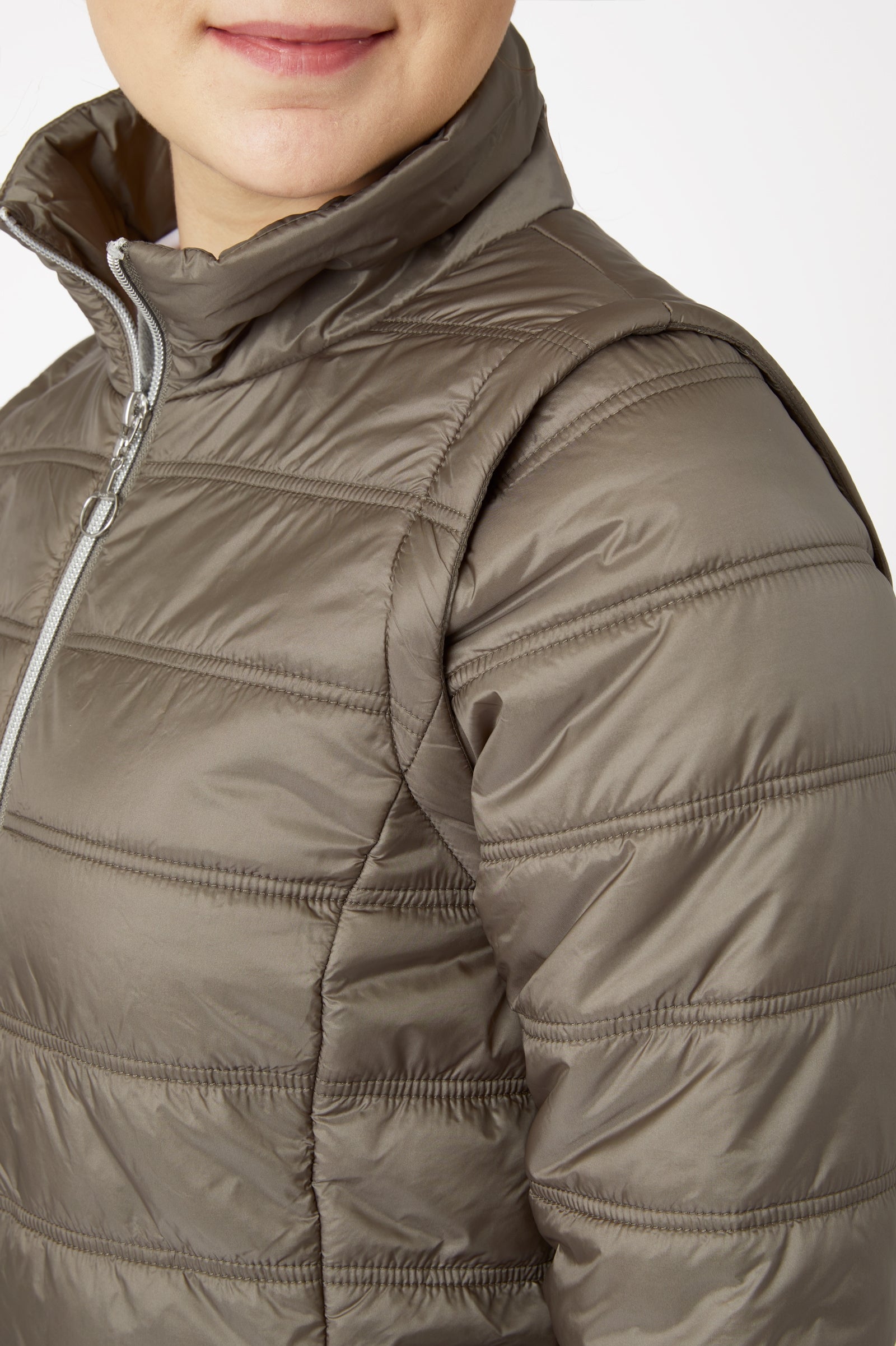 Horze Natalie Women's Riding Jacket with Removable Sleeves Women’s Riding Clothing