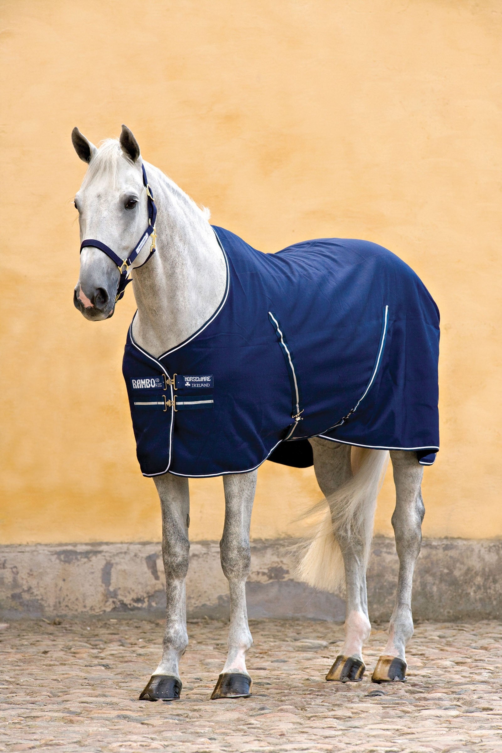 Horseware Rambo Stalddækken med mikrofiberforing, 0g Paardendekens