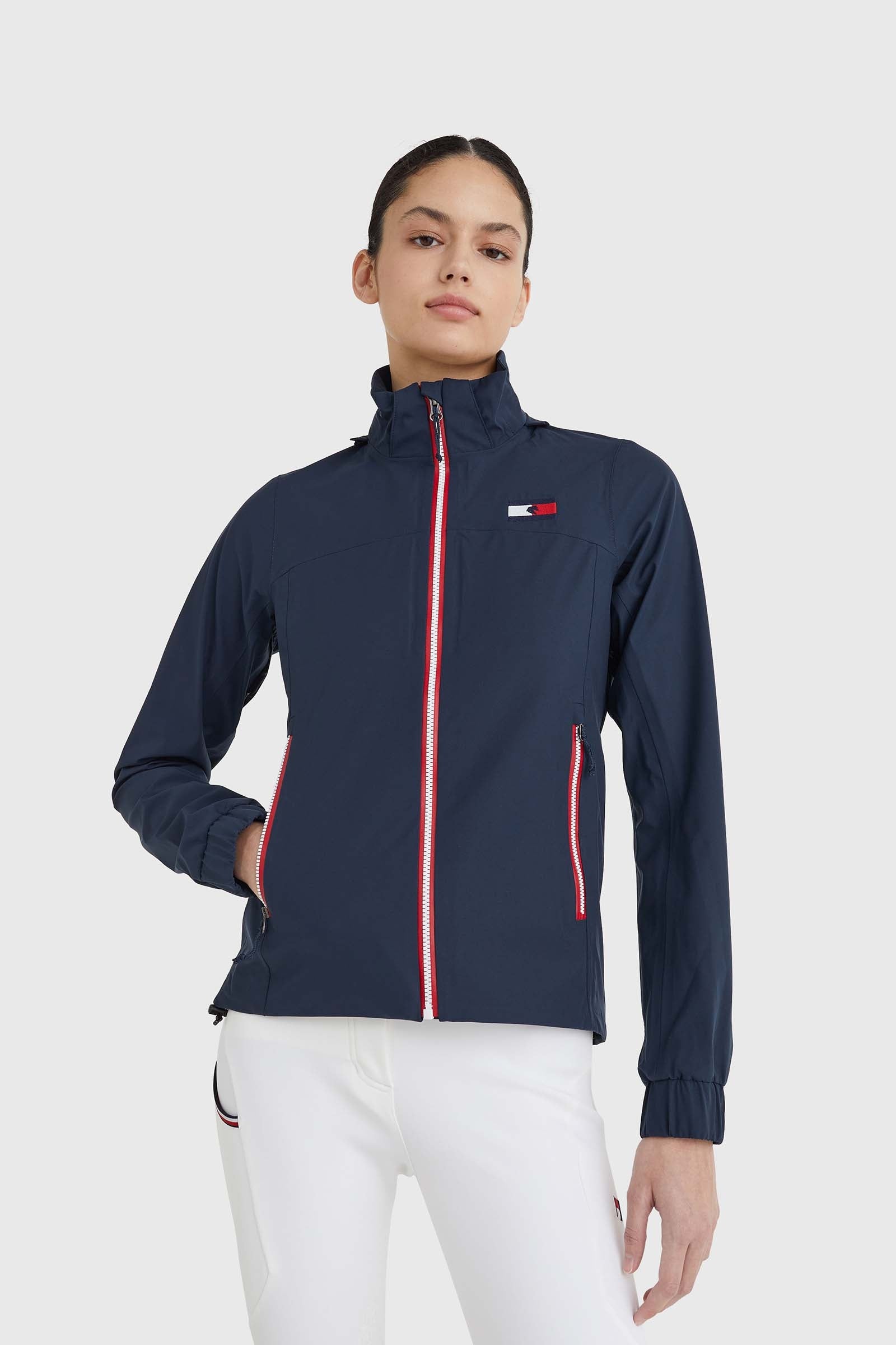 Tommy Hilfiger Equestrian Unicolor Women's Rain Jacket Women’s Riding Clothing