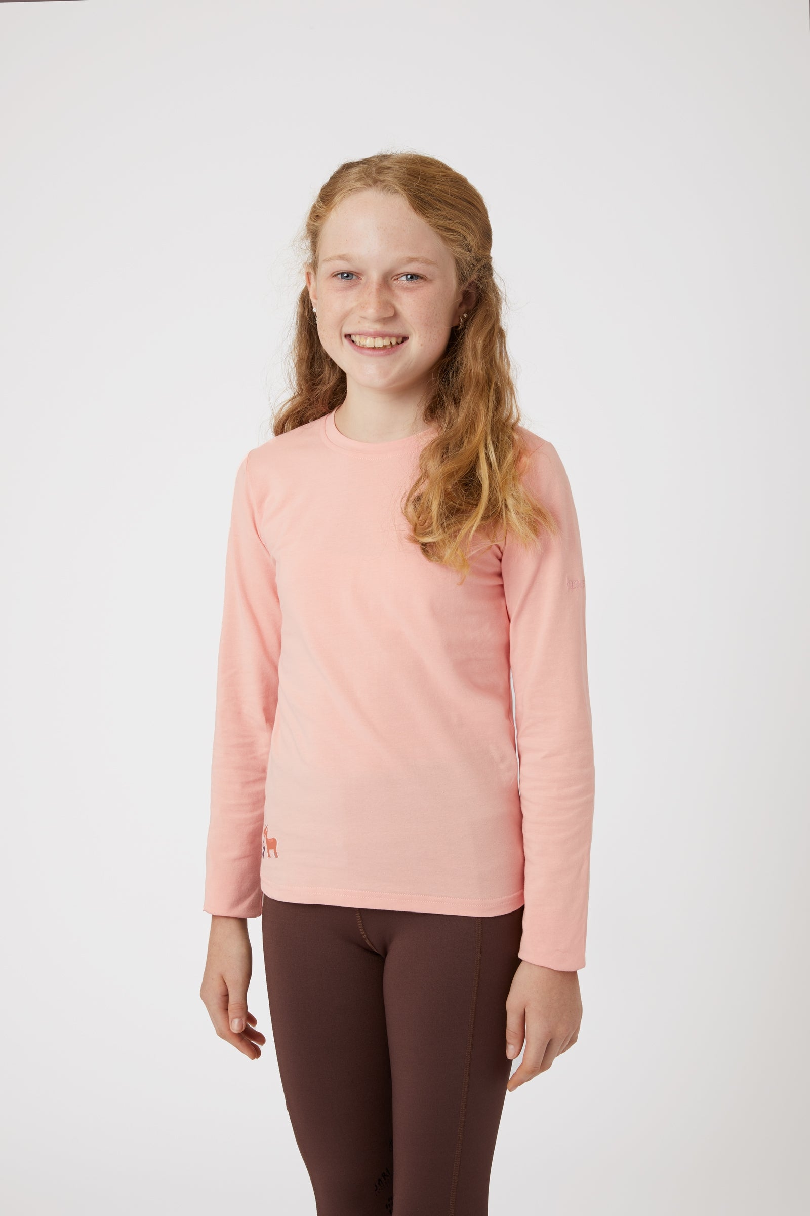 Horze Monster longsleeve, kids Kinder paardrijkleding