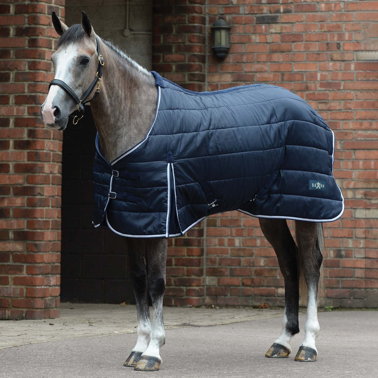 Saxon Channel Quilt Stable Rug, 200g Paardendekens