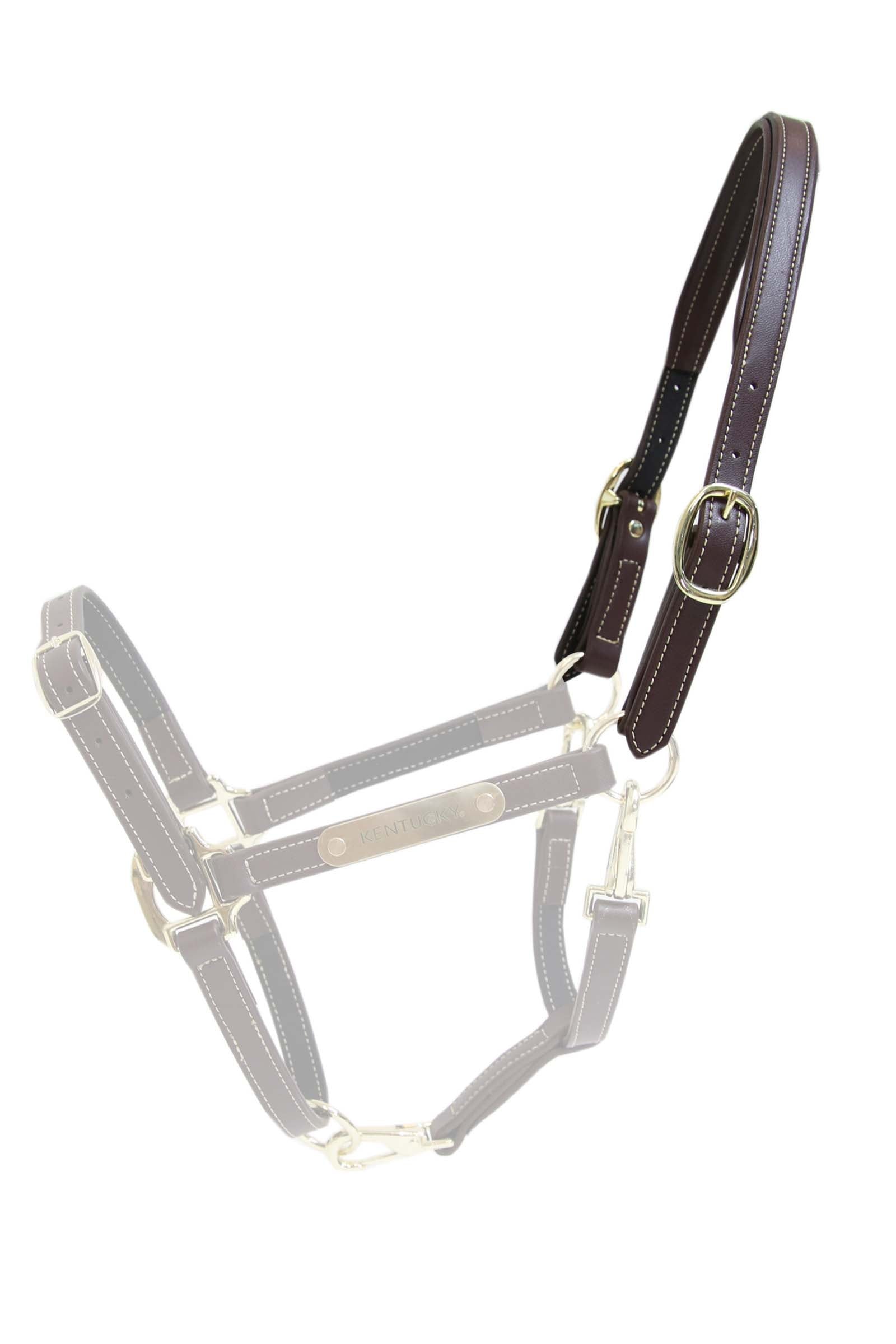 Kentucky Horsewear nekriem voor flexibele houder van imitatieleer Halsters & Halstertouwen