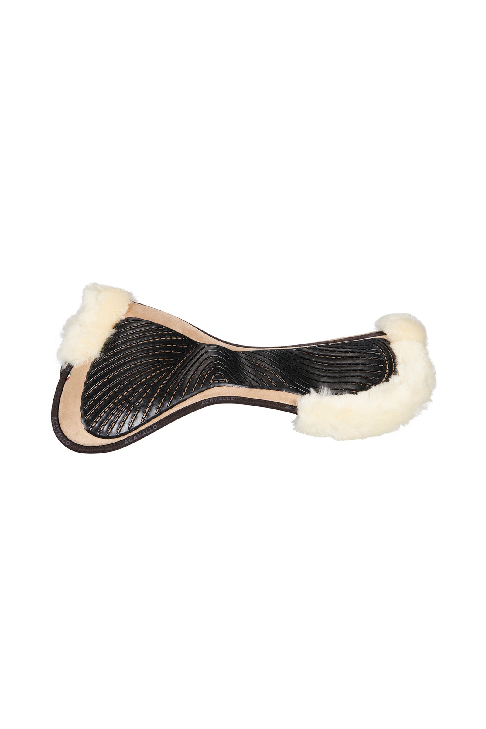Acavallo Close Contact Gel & Memory Foam Half Pad with Sheepskin Saddle Pads