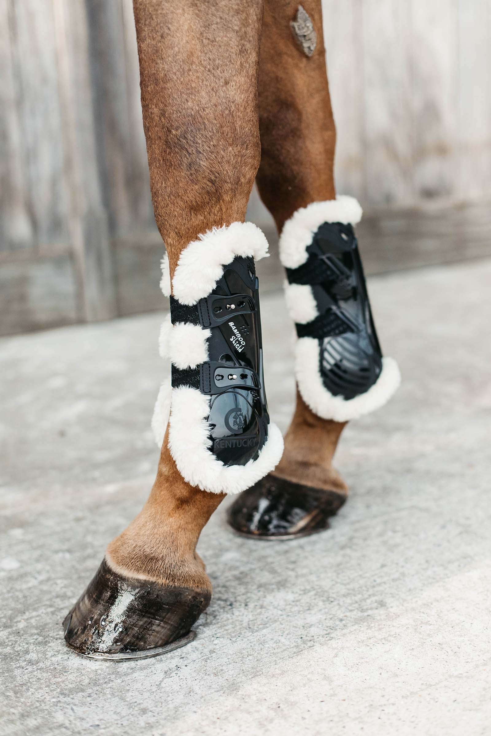 Kentucky Horsewear Peesbeschermers Bamboo Elastic Vegan Wol Leg Protection & Hoof Protection for Horses