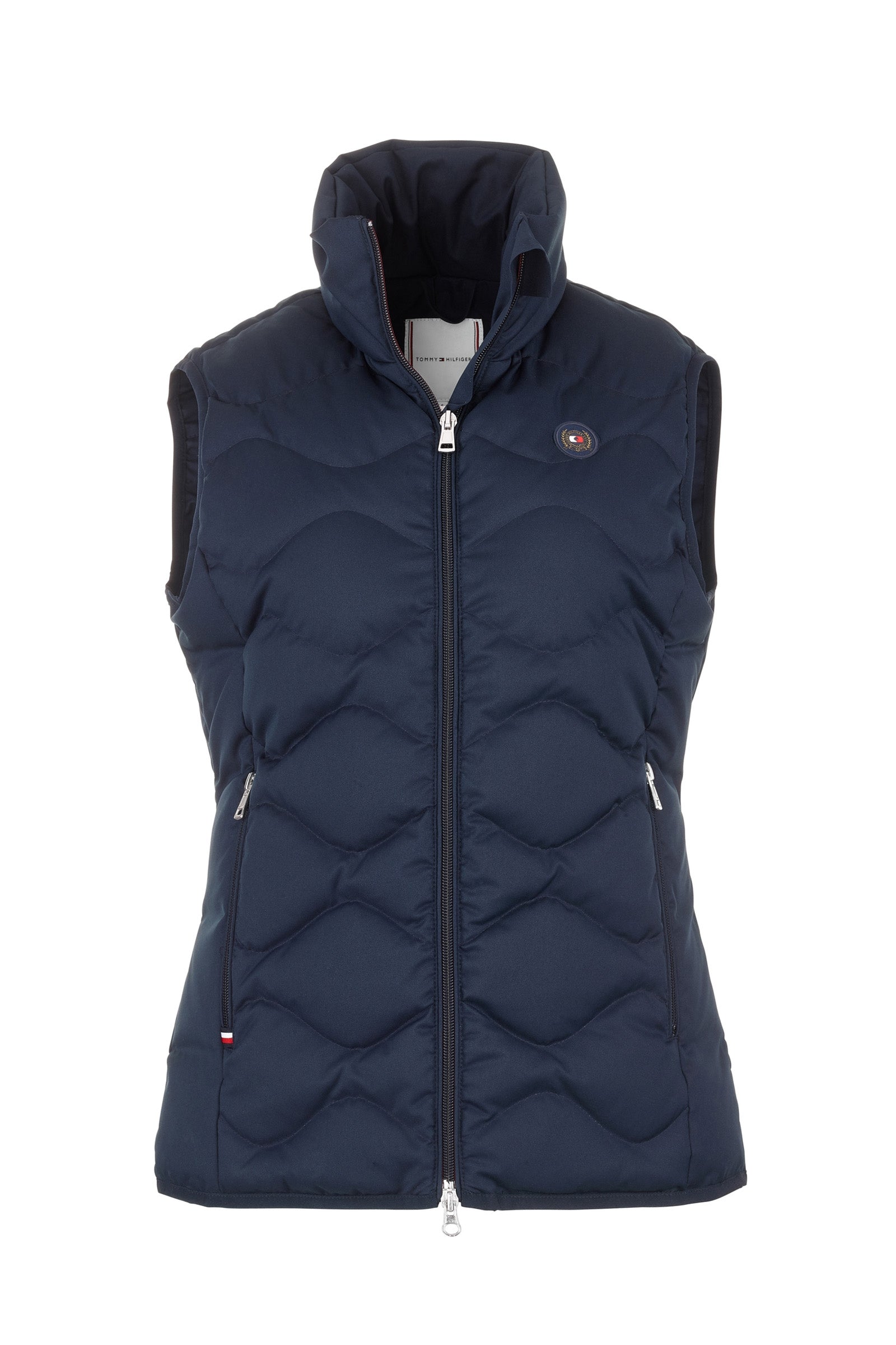 Tommy Hilfiger Equestrian middellange dames bodywarmer met Re-Down Dames paardrijkleding