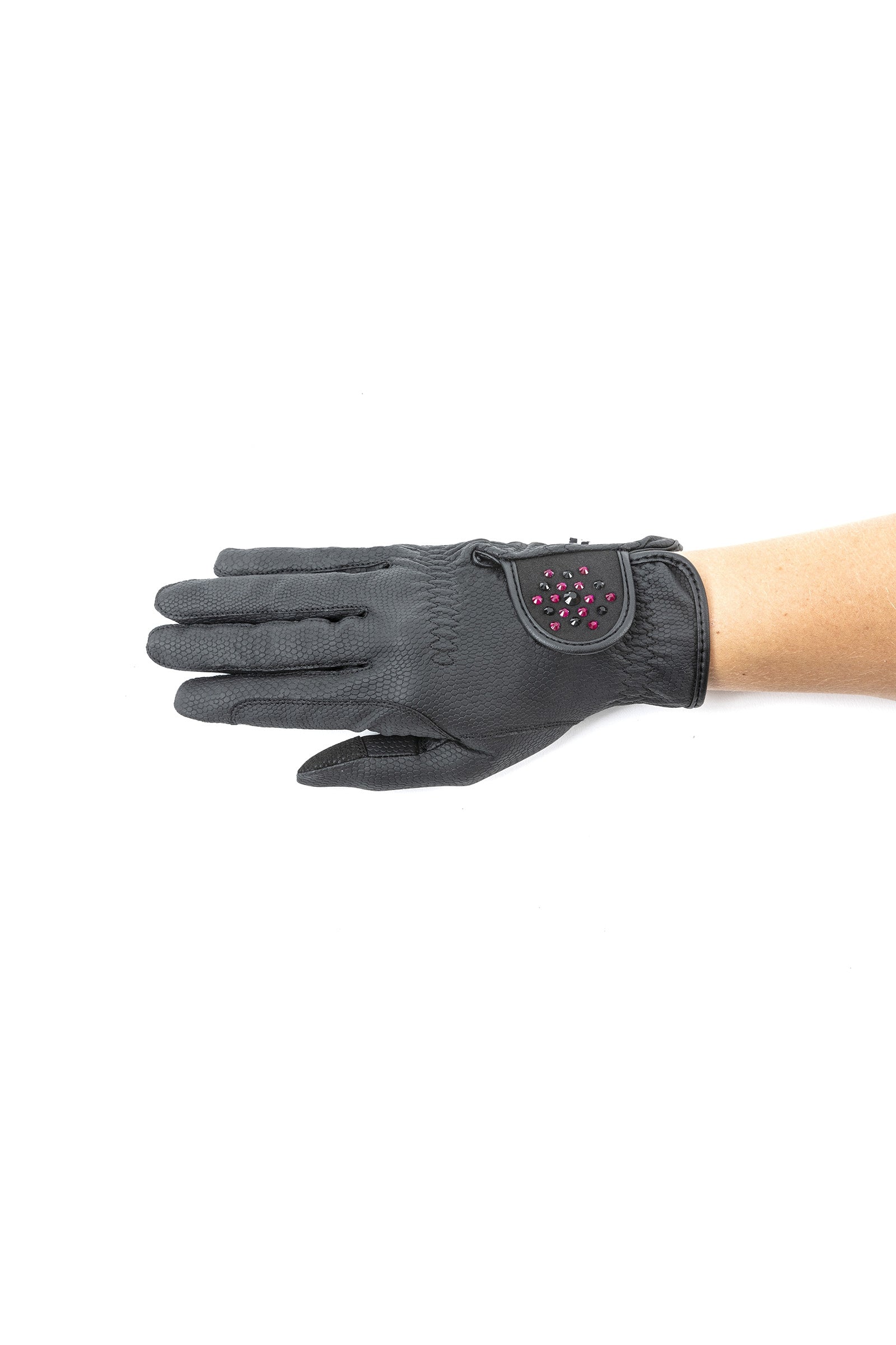 RSL Ascona Riding Gloves with Glitter Stones Rijhandschoenen