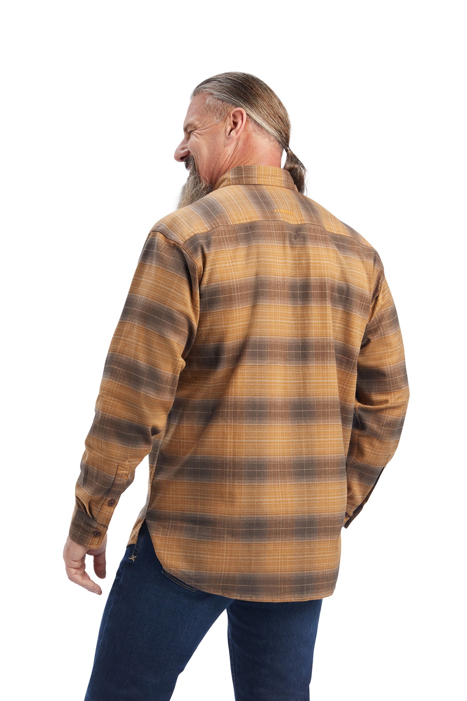 Ariat Rebar Flannel DuraStretch Men's Work Shirt Mens Riding Clothing