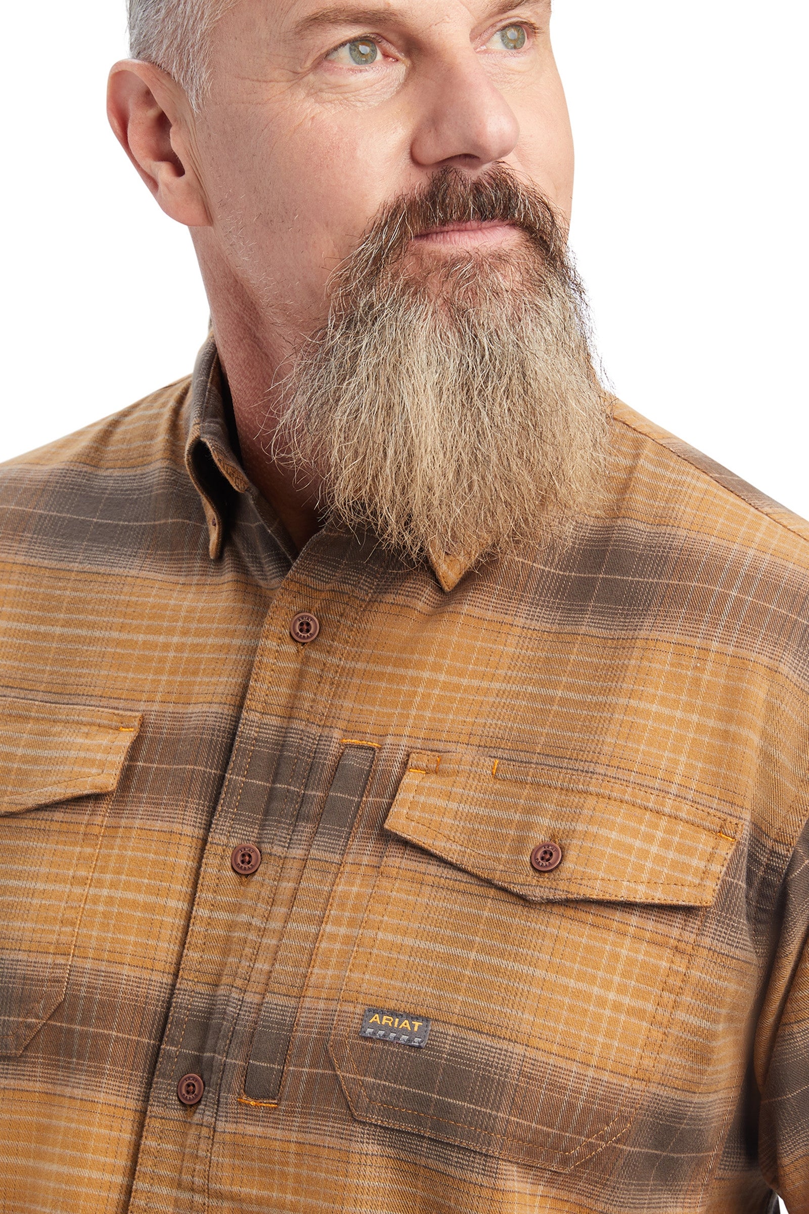 Ariat Rebar Flannel DuraStretch Men's Work Shirt Mens Riding Clothing