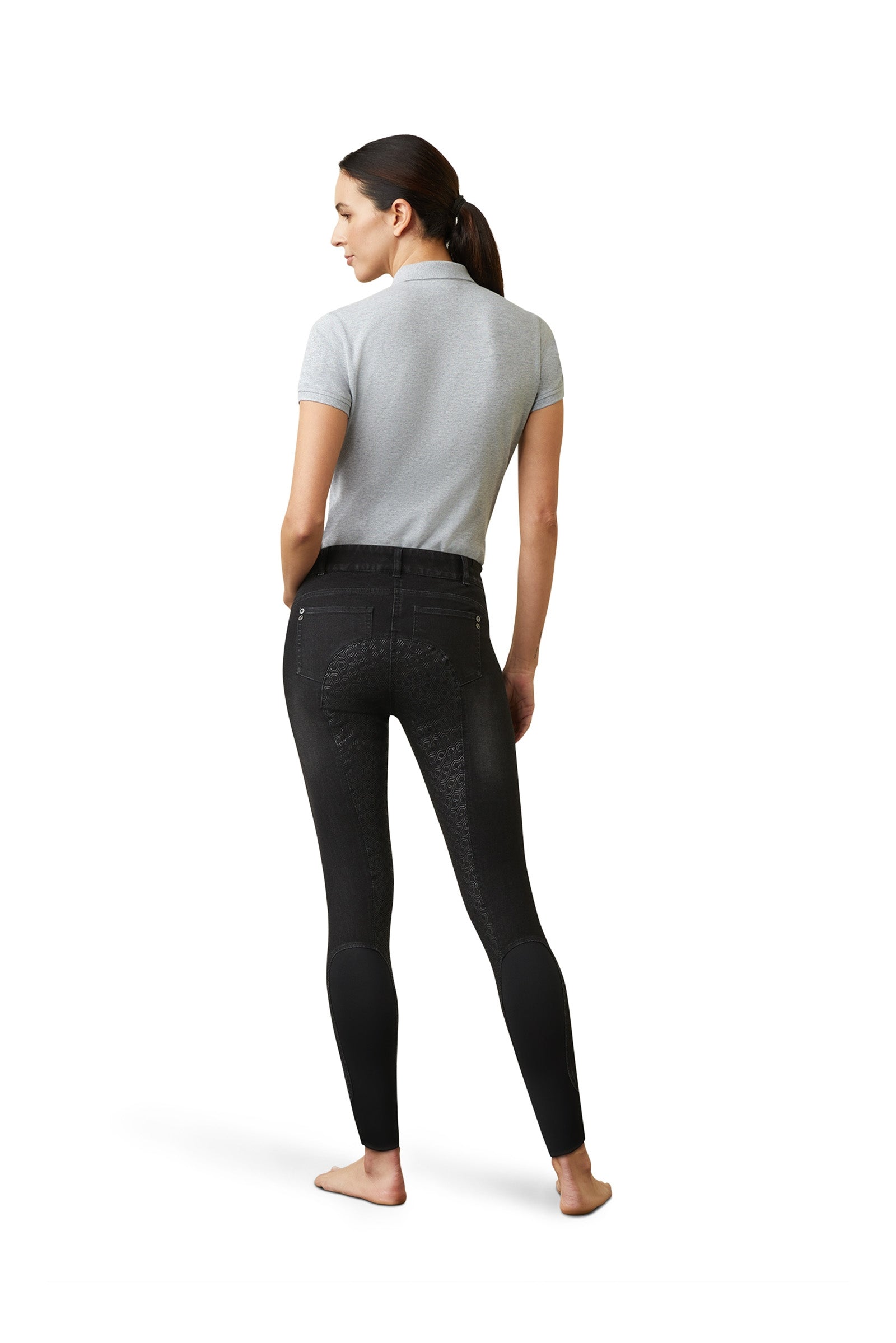 Ariat Halo B Women's Denim Full Grip Breeches Womens Breeches