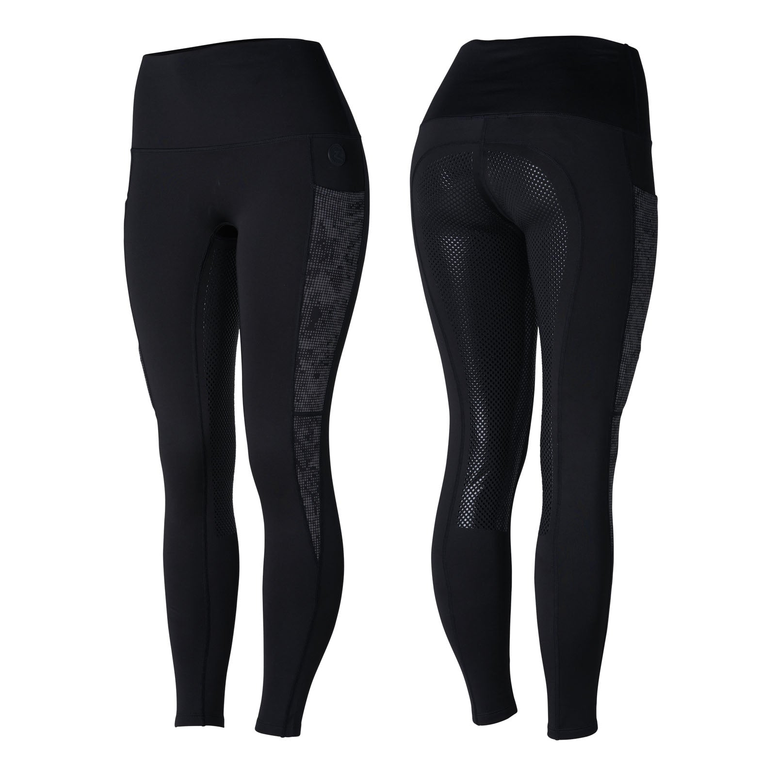 Horze Ramona Reflecterende High Waist Tights met fleece, dames Womens Breeches