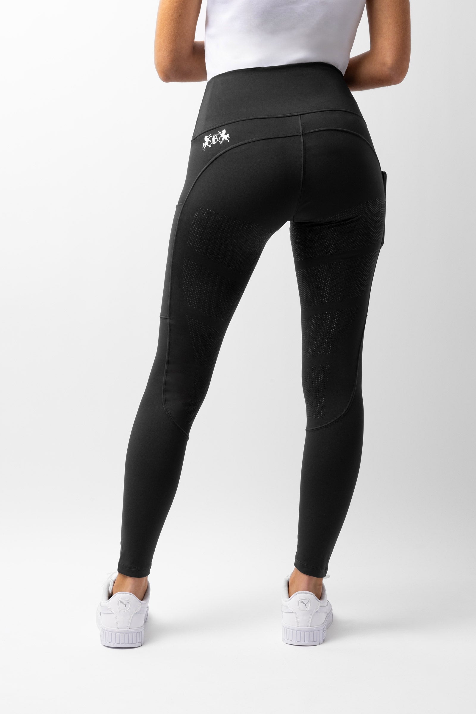 B Vertigo Lara Women's High Waist Full Seat Tights Womens Breeches