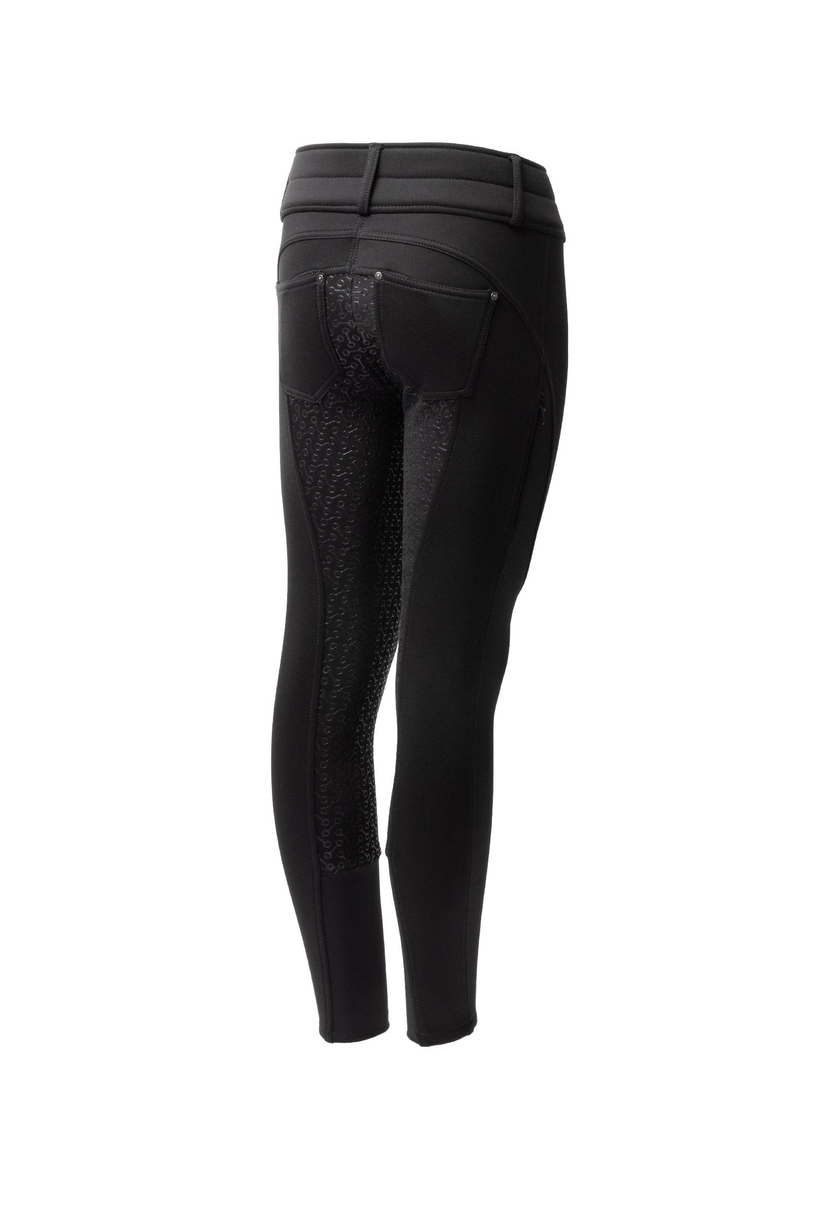 Horze Rhea Full Seat Thermorijbroek met achterzakken, kinderen Kinder paardrijkleding