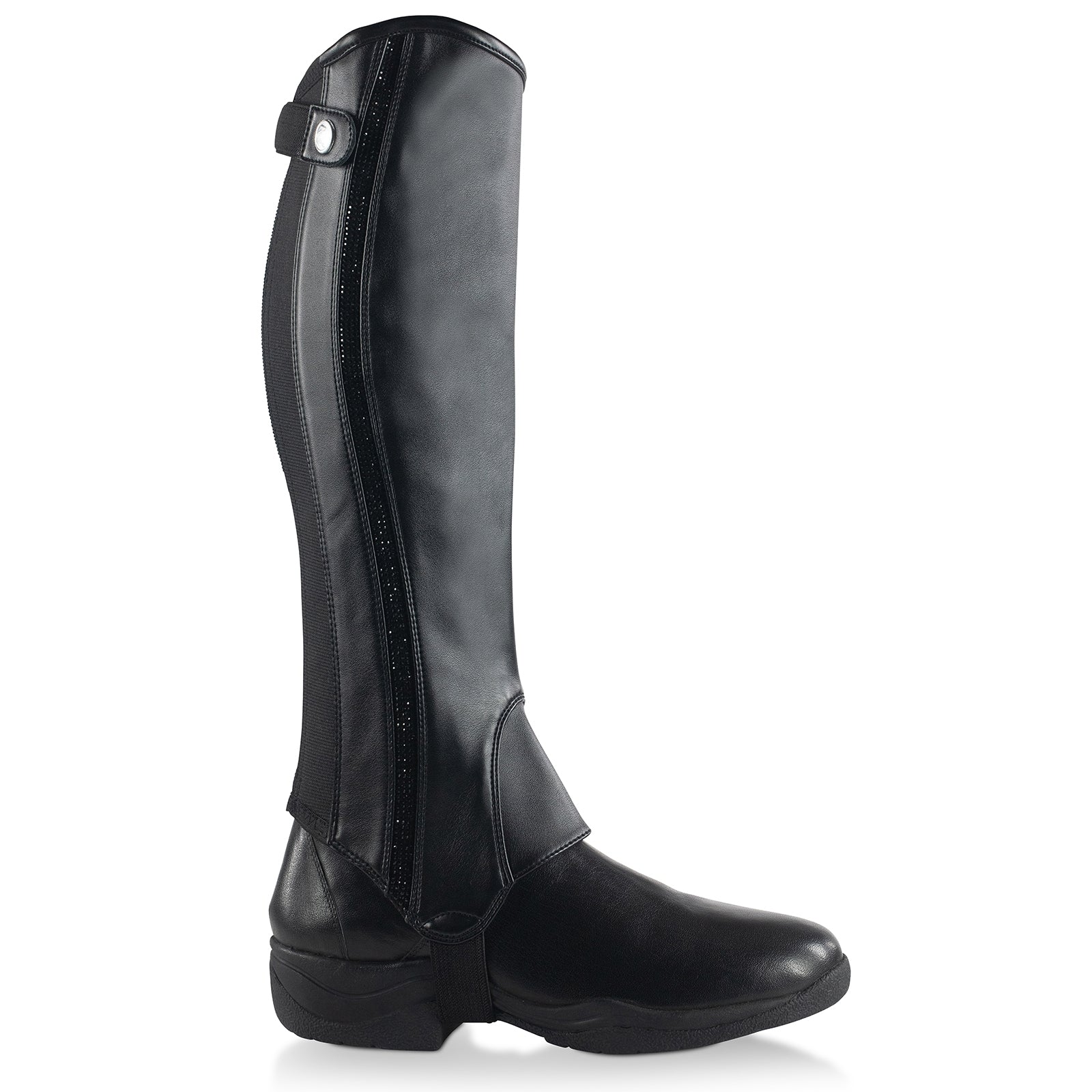 Horze Sabrina PU leder Glitter Minichaps, dames Paardrijlaarzen & chaps