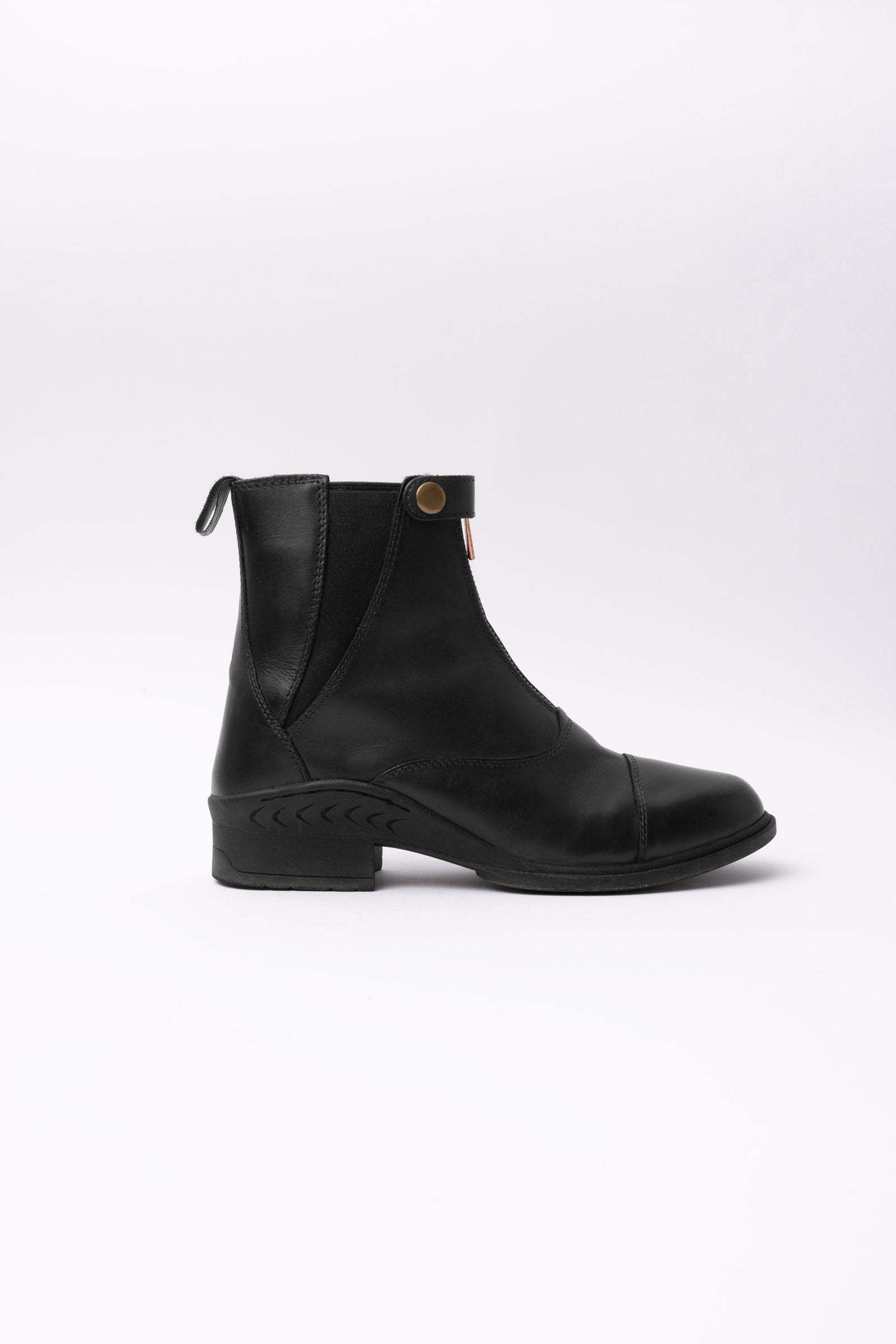 Horze Rose Leather Jodphur Boots with Front Zipper Riding Boots & Riding Shoes