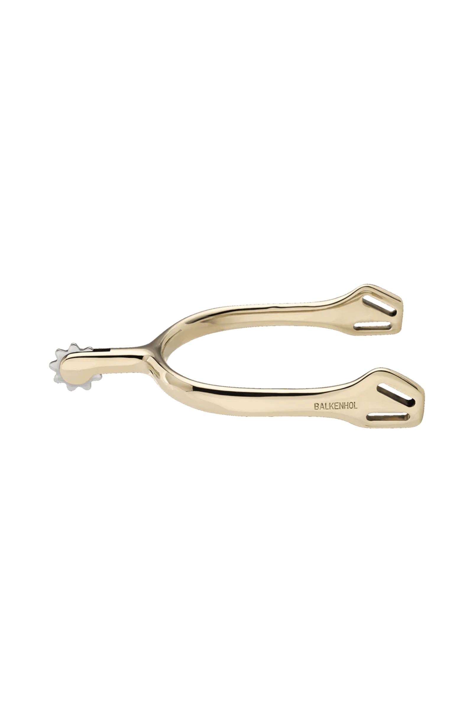 Sprenger Balkenhol herensporen, argentan, 40 mm, puntig zonnewiel #4 Zwepen