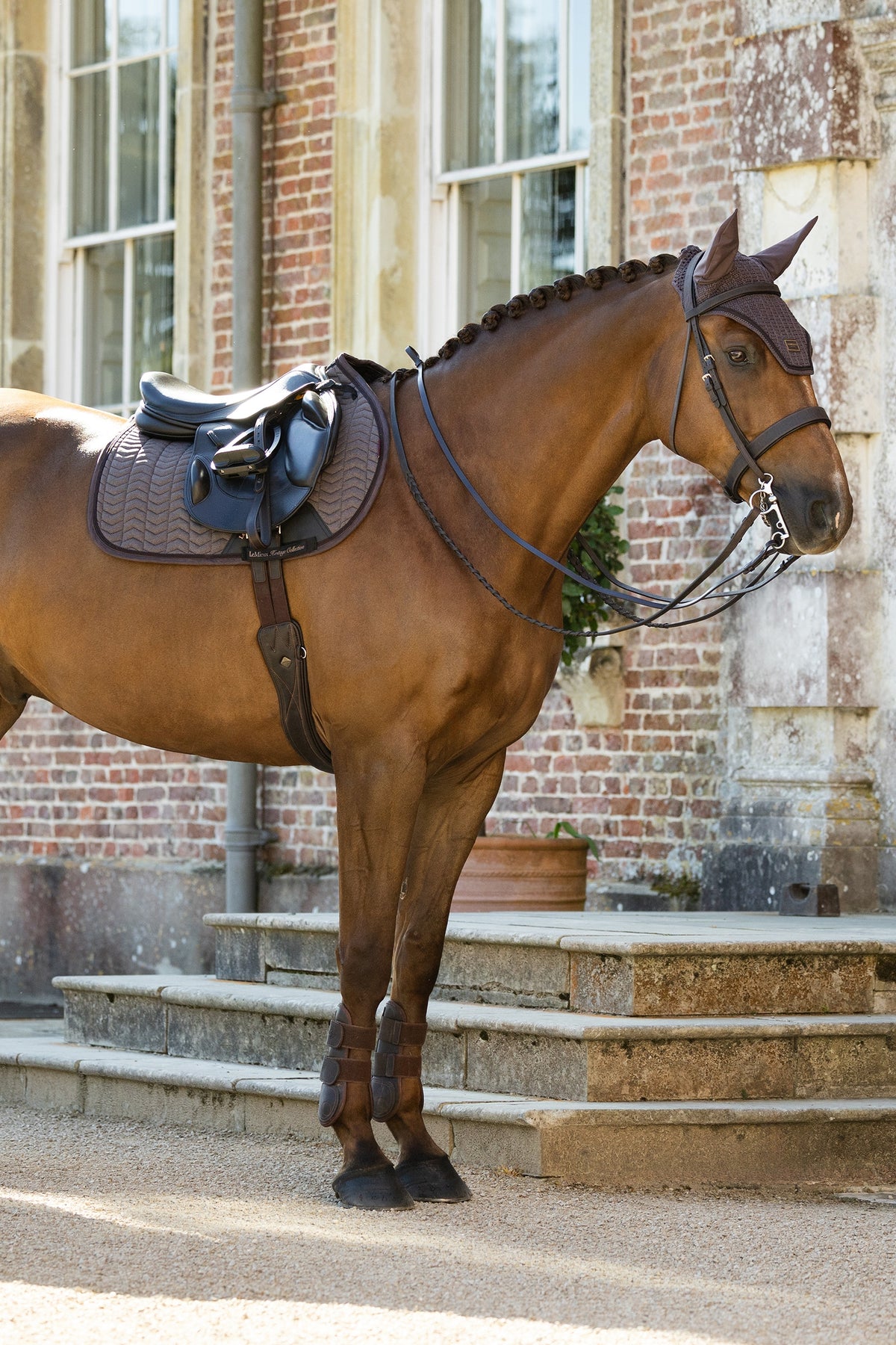 LeMieux Heritage Herringbone Jump Square Saddle Pad Saddle Pads