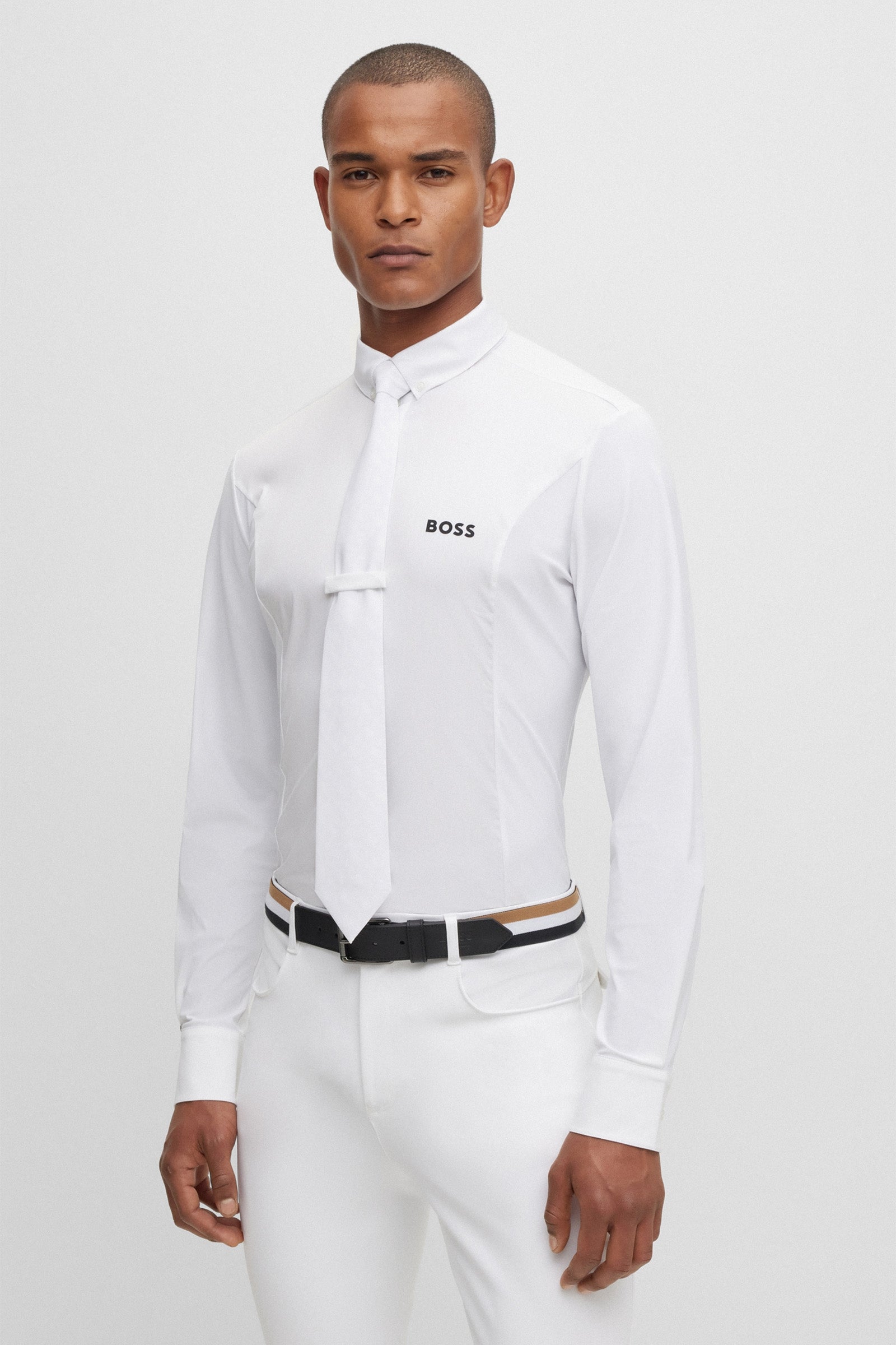 Boss Norman wedstrijdshirt voor heren Heren paardrijkleding