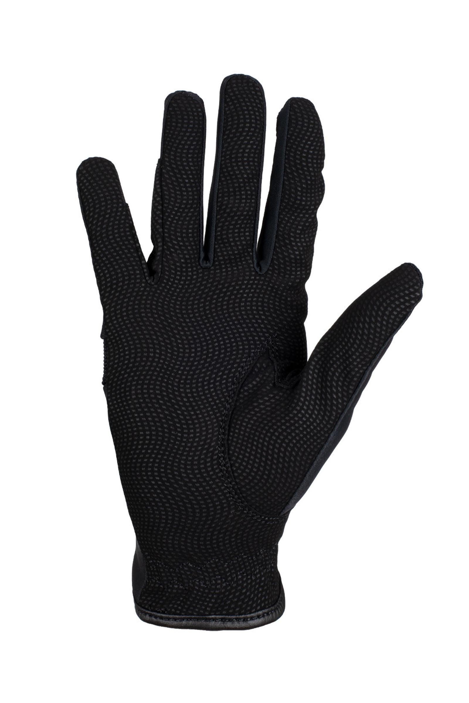 Equestro Gloves in Technical Fabric With Multicolor Logo Riding Gloves