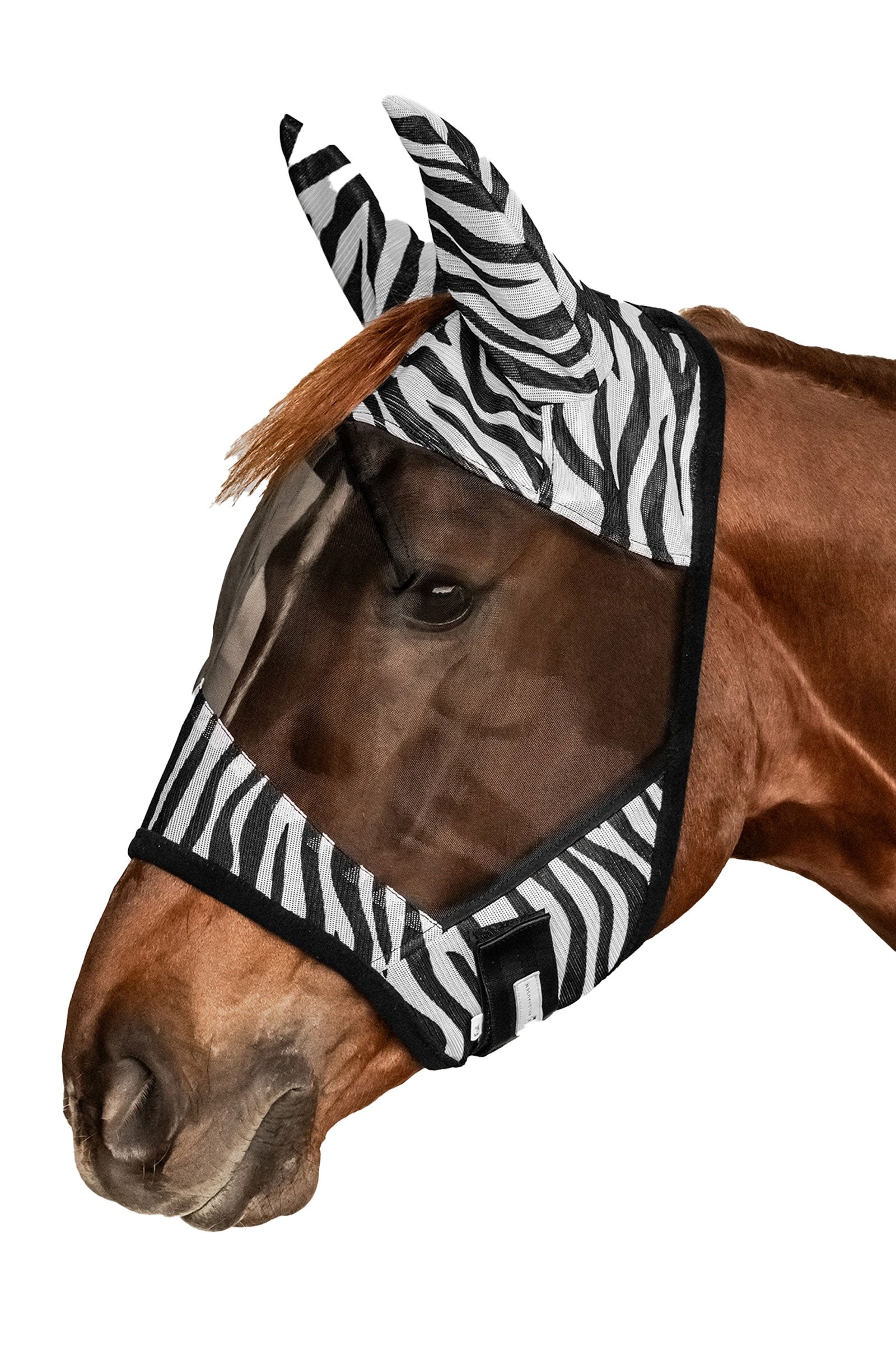 Waldhausen Zebra vliegenmasker met UV-bescherming Vliegenbescherming
