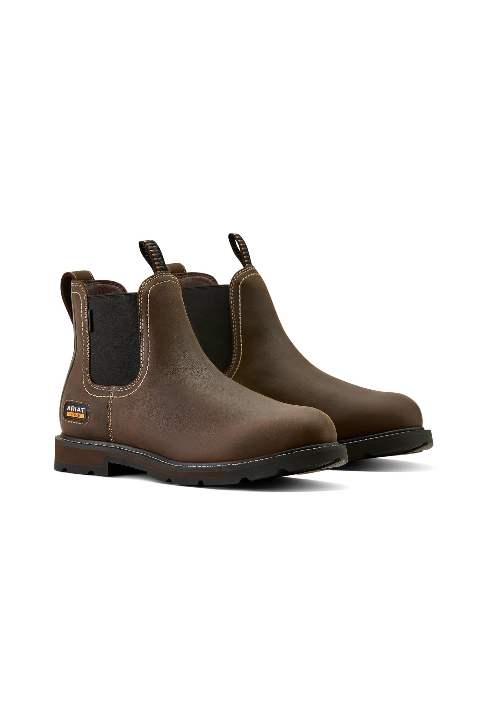 Ariat Groundbreaker Chelsea Waterproof Soft Toe Work Boot Mens Riding Clothing