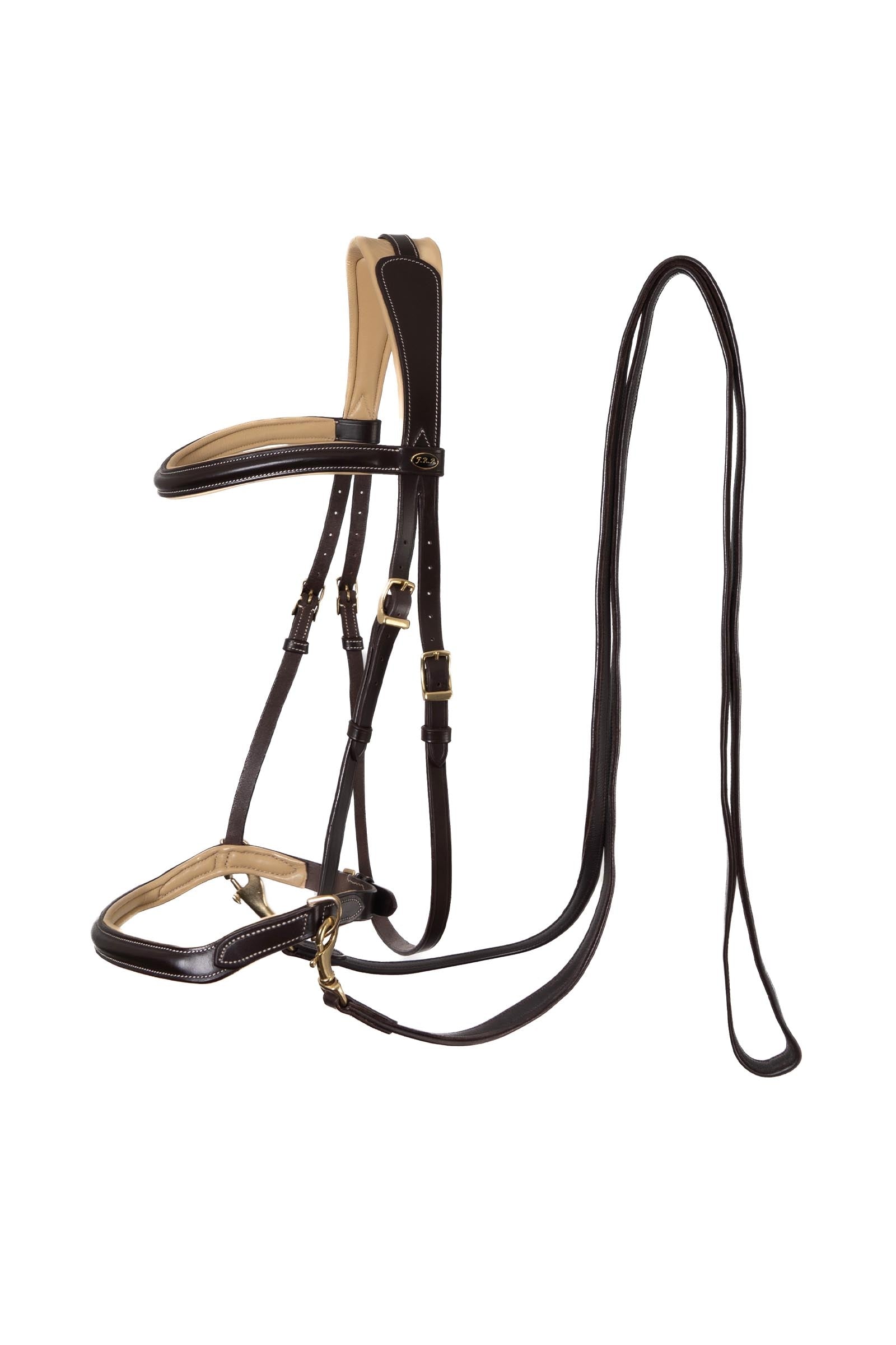 F.R.A. Freedom Riding Articles Sidepull Kiona with Reins Bridles & Reins