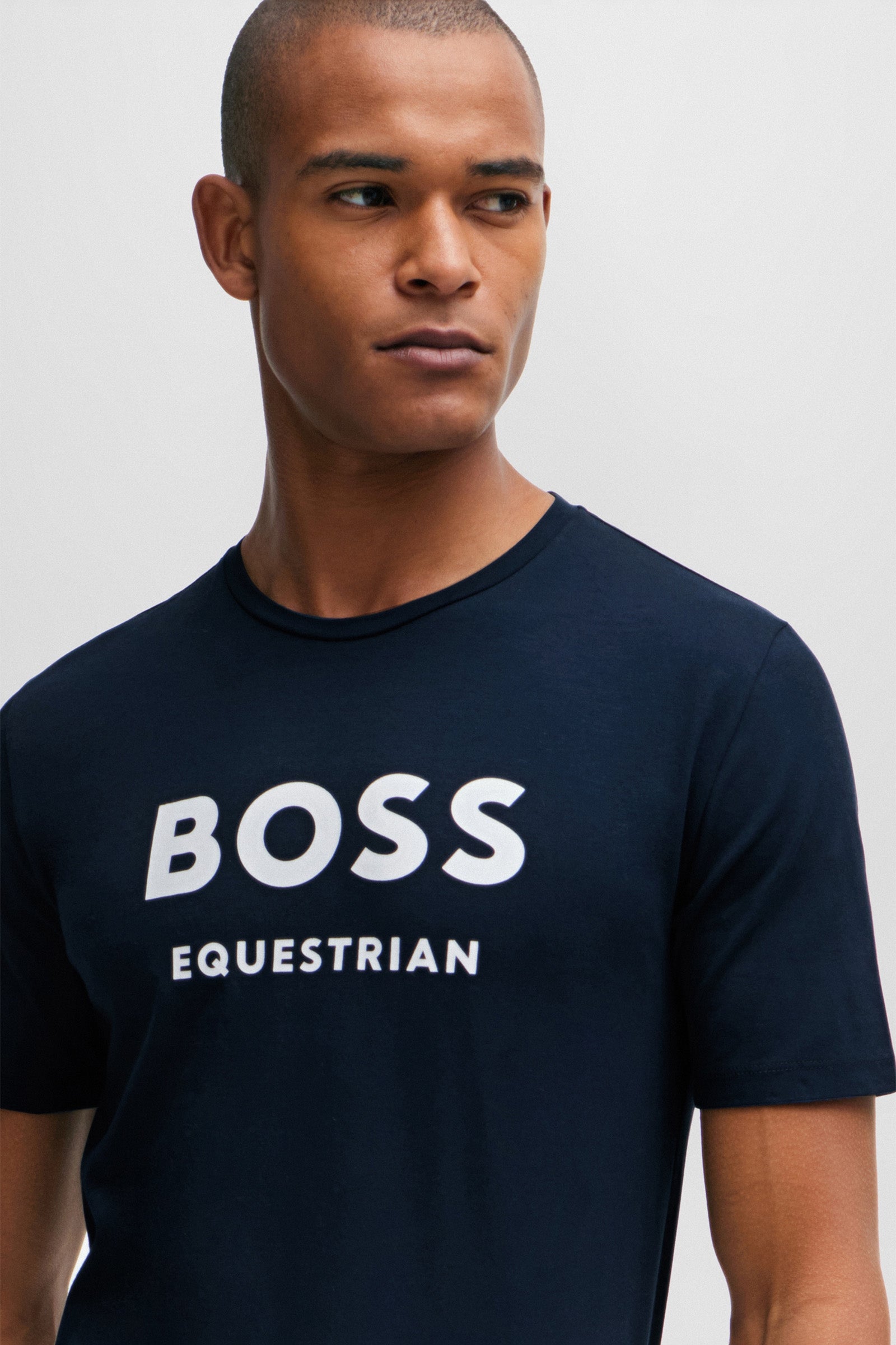 Boss Pierce Logo T-Shirt Mens Riding Clothing