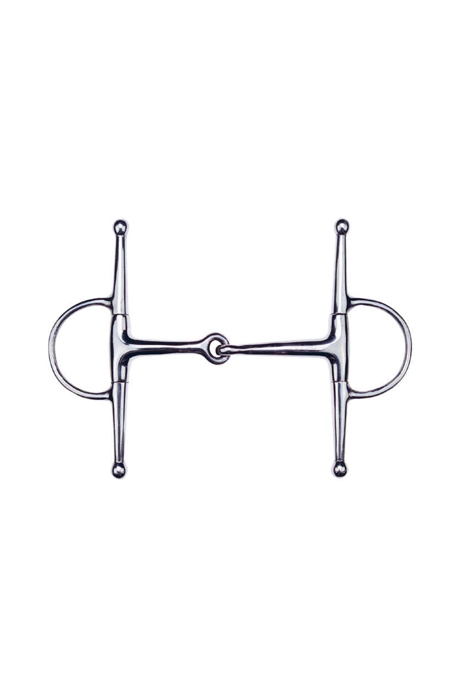 Feeling FEELING Full Cheek Snaffle with Eggbutt Rings Bitten