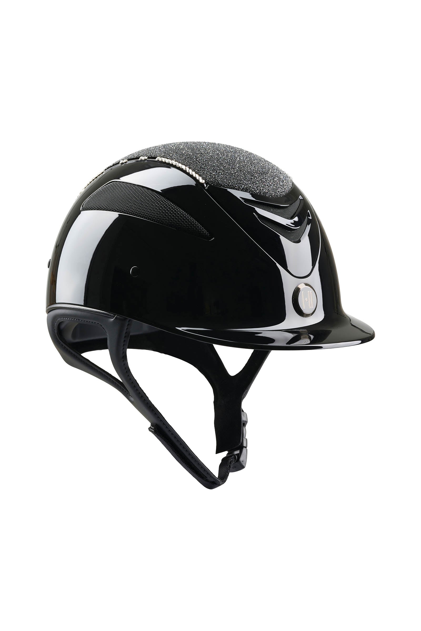 OneK Defender Pro Glossy Glitter Swarovski Paardrijcaps & Bodyprotectors