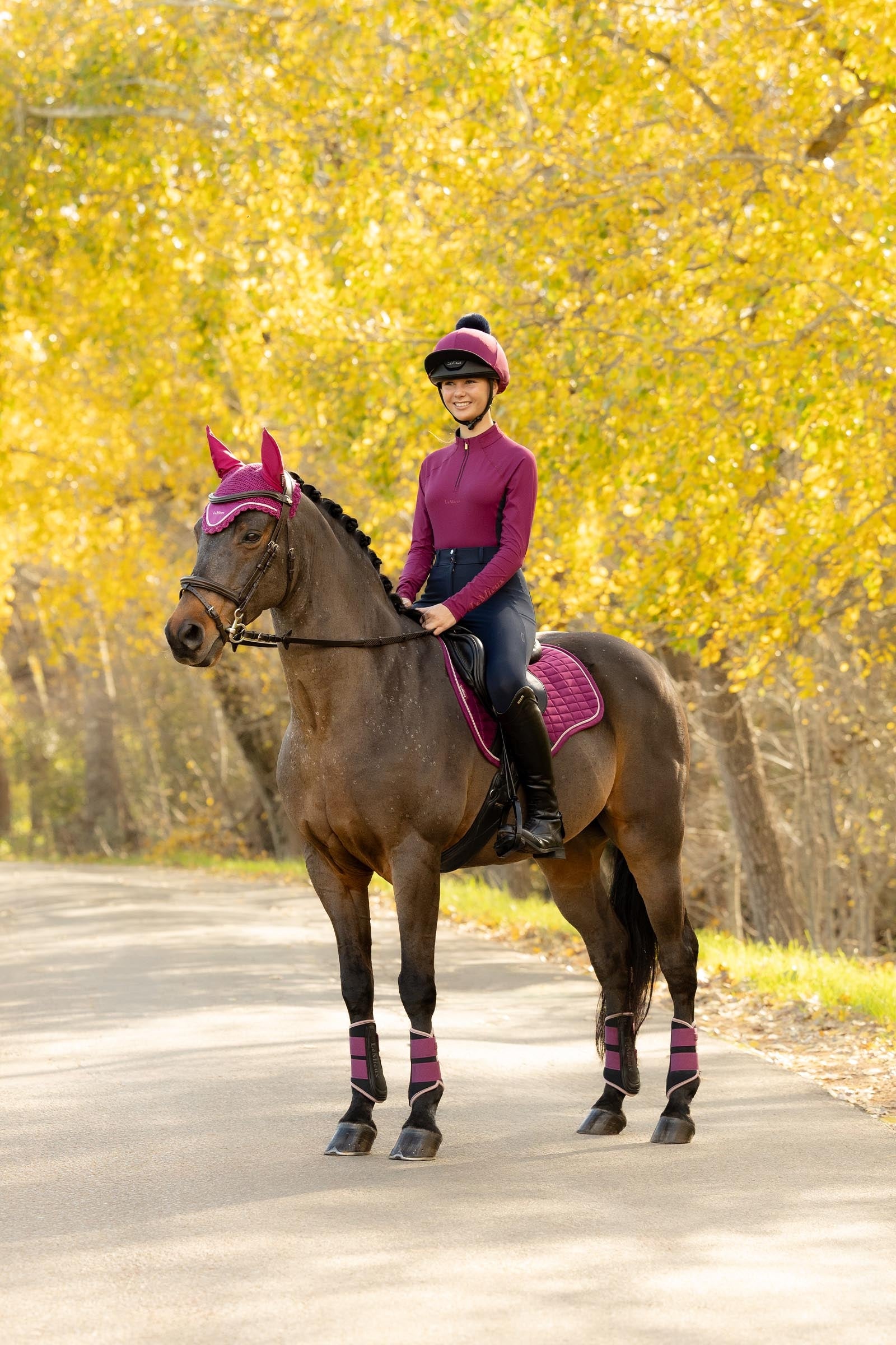 LeMieux Suede GP Square Saddle Pads