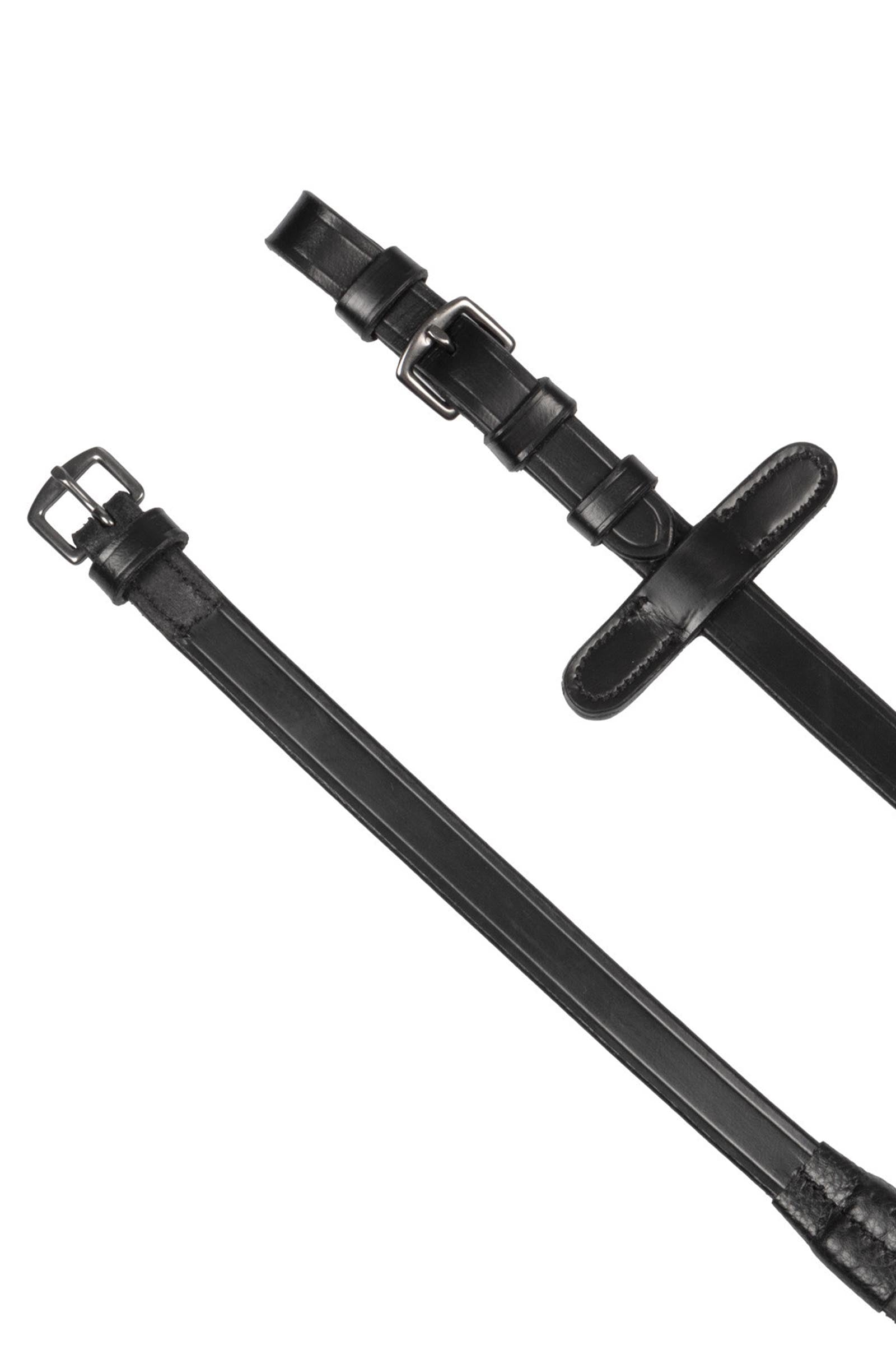 Equestro Leather Bridle With Black Clincher Bridles & Reins